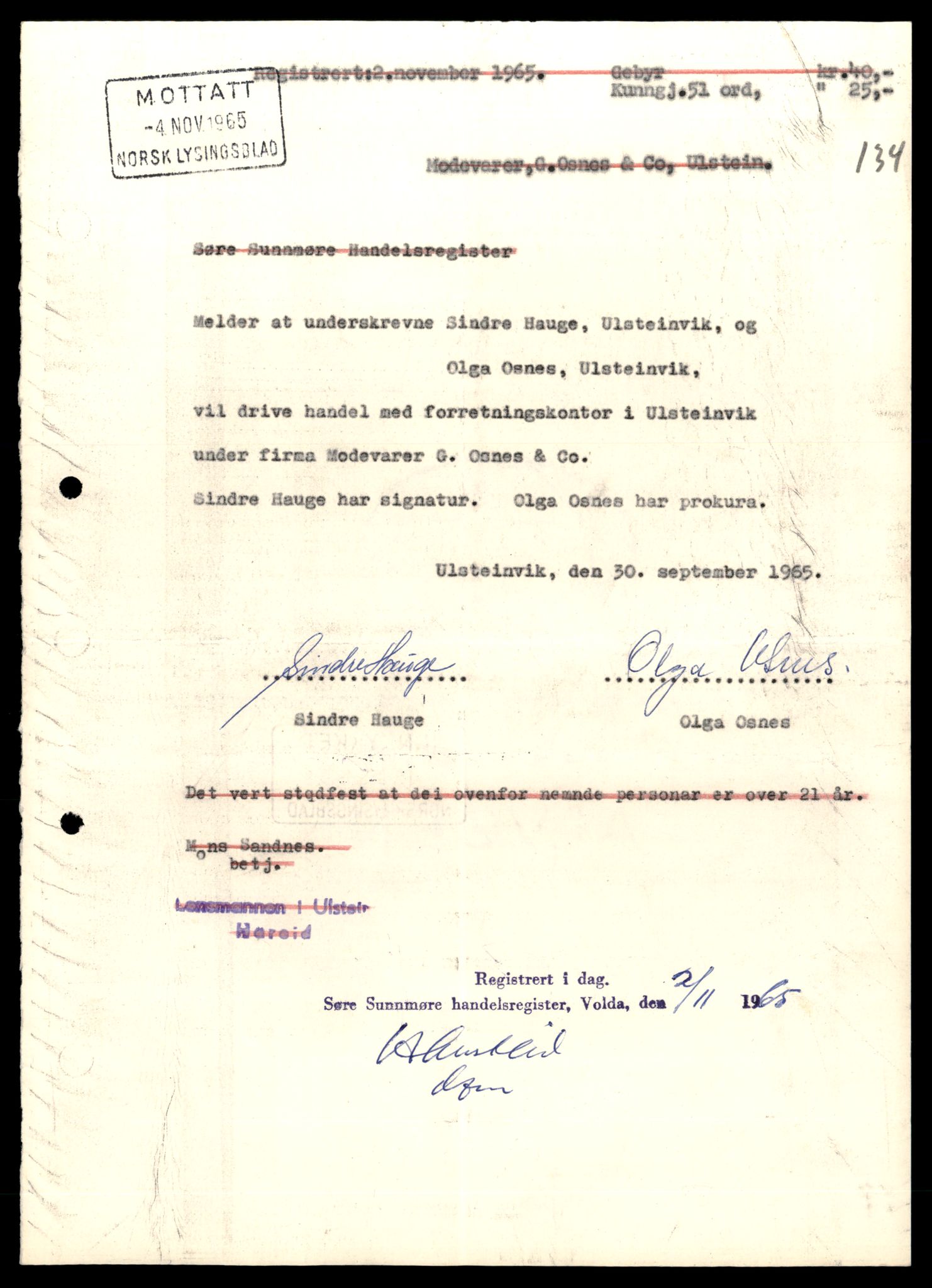 Nordre Sunnmøre sorenskriveri, AV/SAT-A-0006/2/J/Jd/Jde/L0010: Bilag. Enkeltmannsforetak, M-N, 1944-1990, p. 3