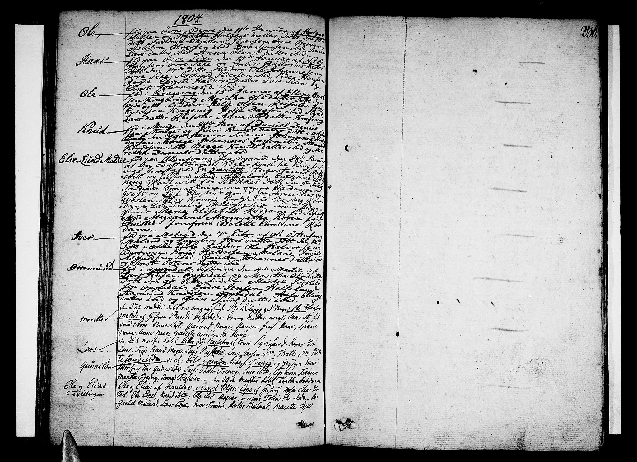 Ullensvang sokneprestembete, AV/SAB-A-78701/H/Haa: Parish register (official) no. A 7 /1, 1788-1804, p. 229-230