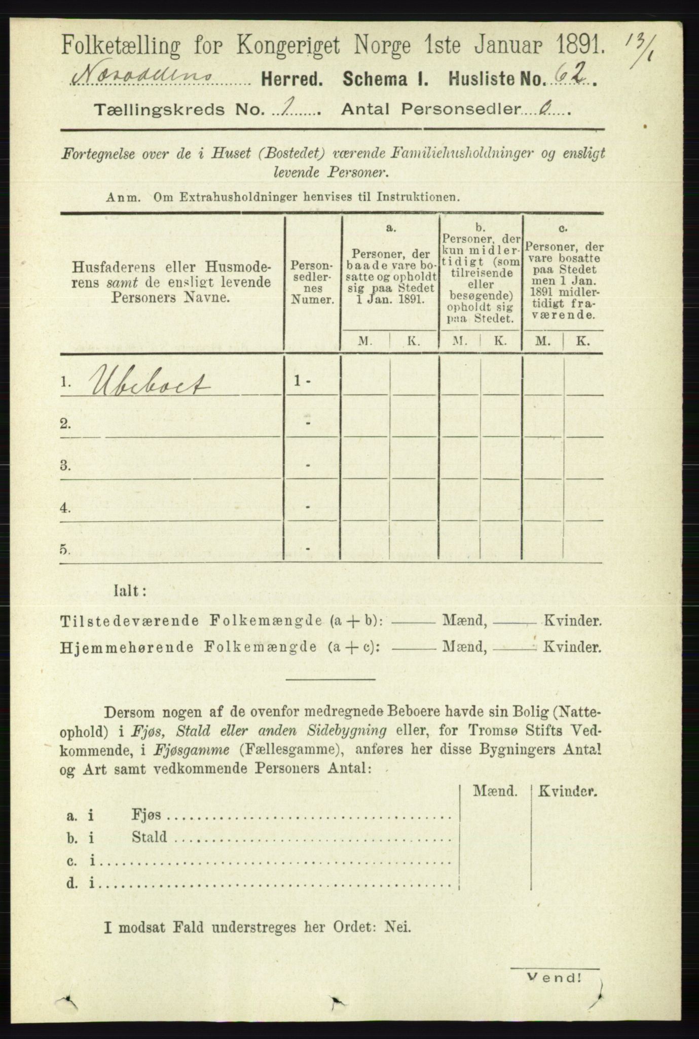 RA, 1891 census for 0216 Nesodden, 1891, p. 73