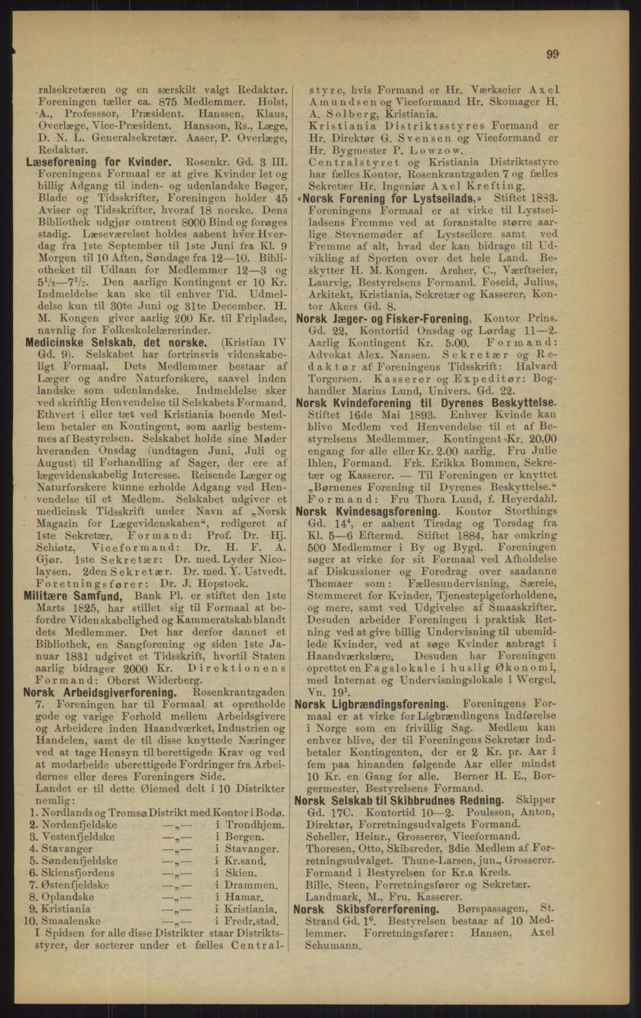 Kristiania/Oslo adressebok, PUBL/-, 1902, p. 99