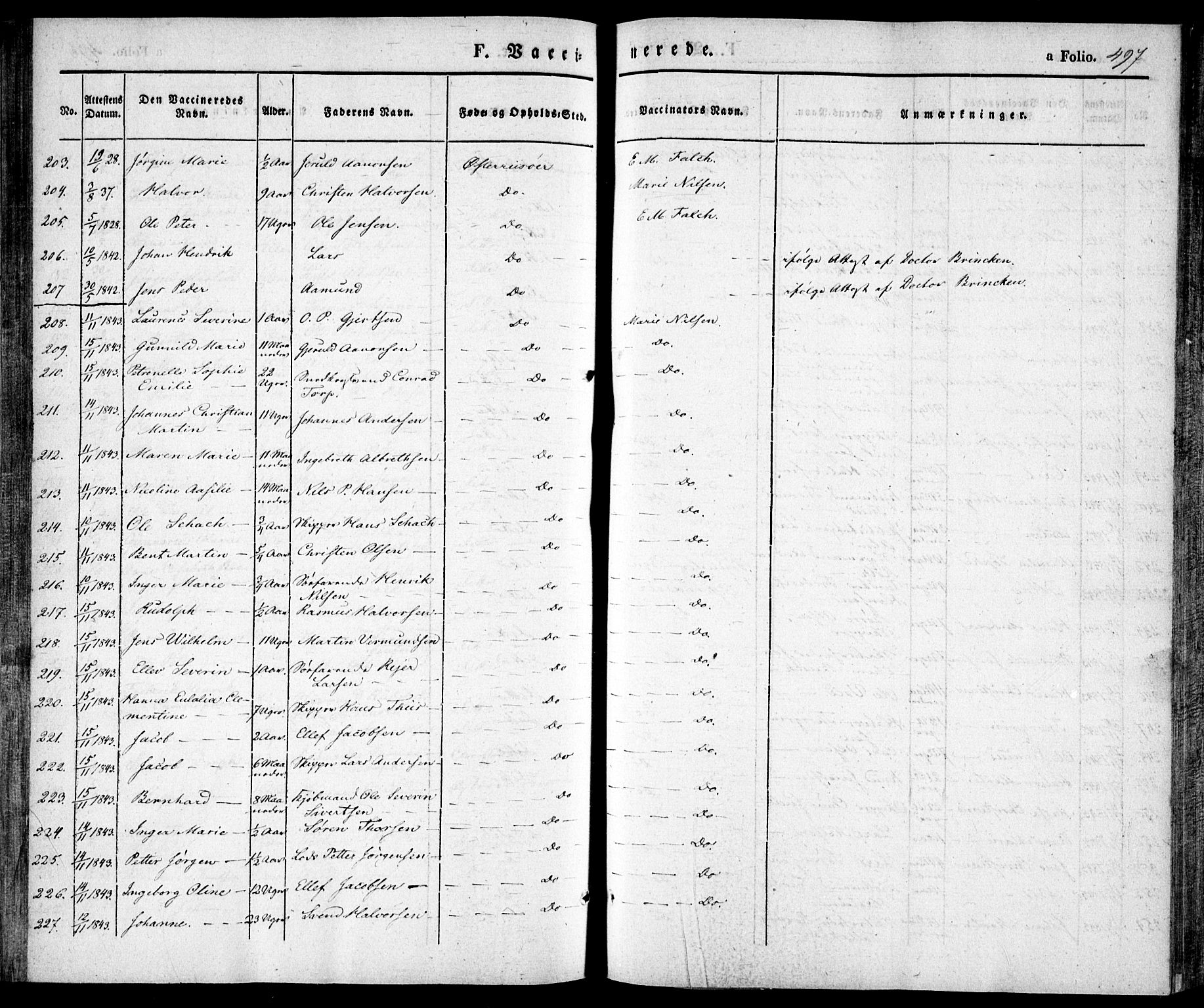 Risør sokneprestkontor, AV/SAK-1111-0035/F/Fa/L0003: Parish register (official) no. A 3, 1838-1864, p. 497