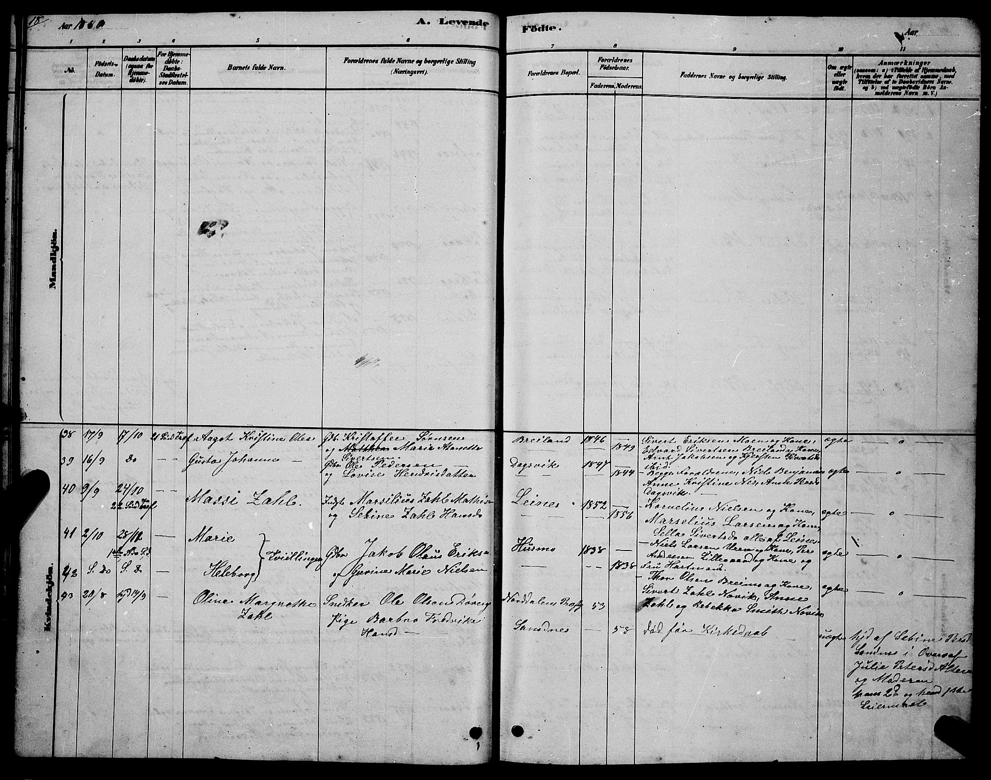 Ministerialprotokoller, klokkerbøker og fødselsregistre - Nordland, AV/SAT-A-1459/831/L0477: Parish register (copy) no. 831C04, 1878-1897, p. 18