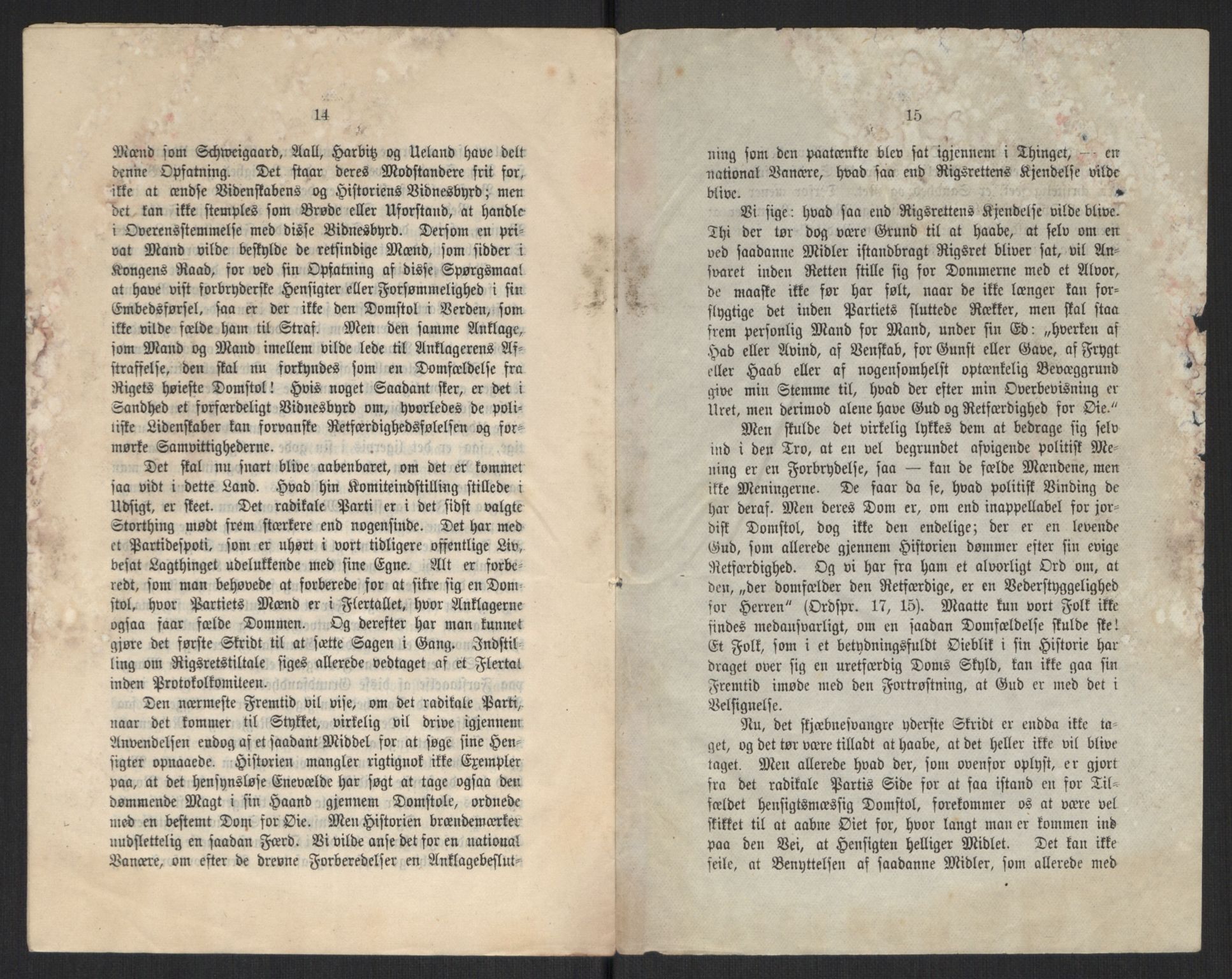 Venstres Hovedorganisasjon, RA/PA-0876/X/L0001: De eldste skrifter, 1860-1936, p. 447