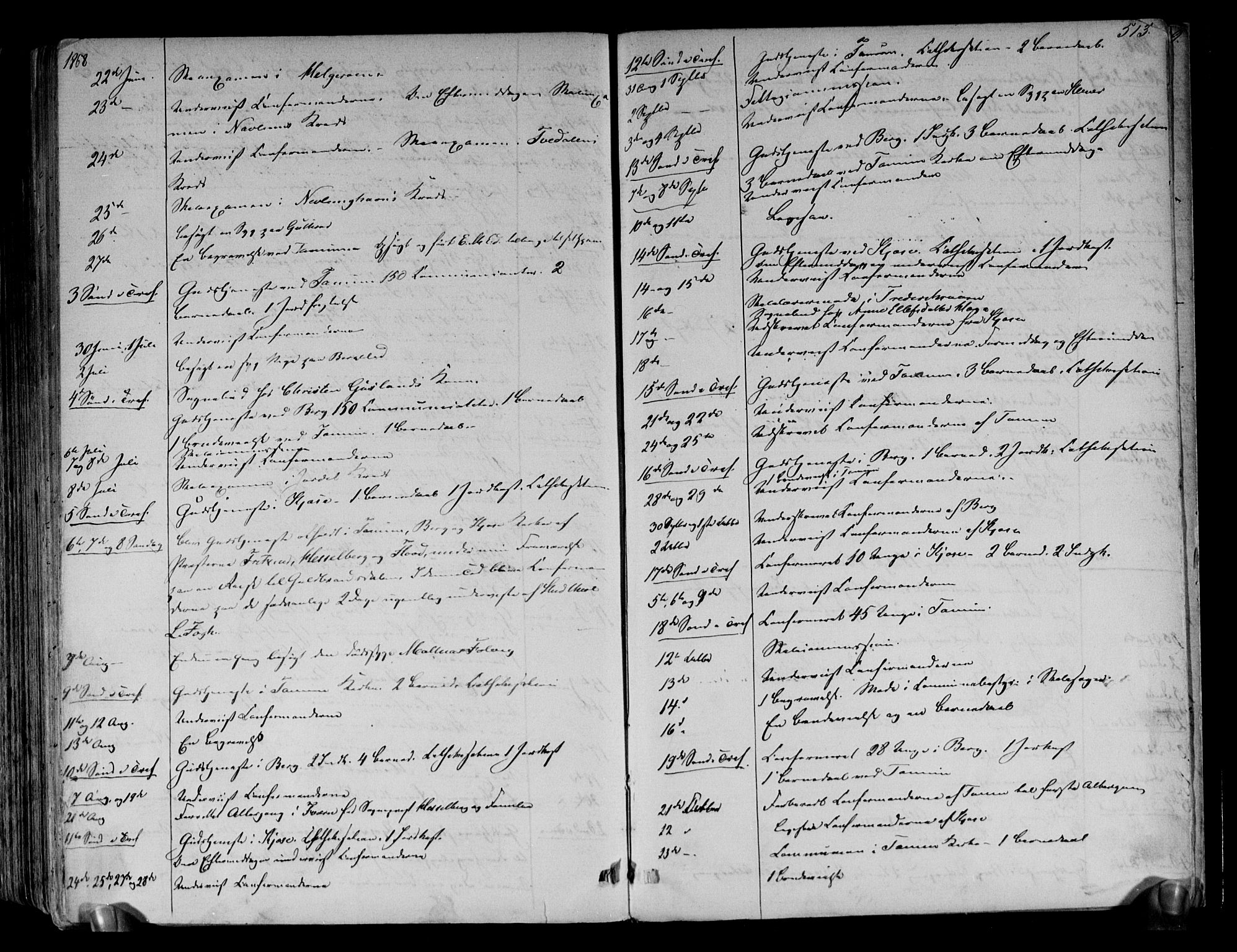 Brunlanes kirkebøker, AV/SAKO-A-342/F/Fa/L0005: Parish register (official) no. I 5, 1862-1877, p. 513