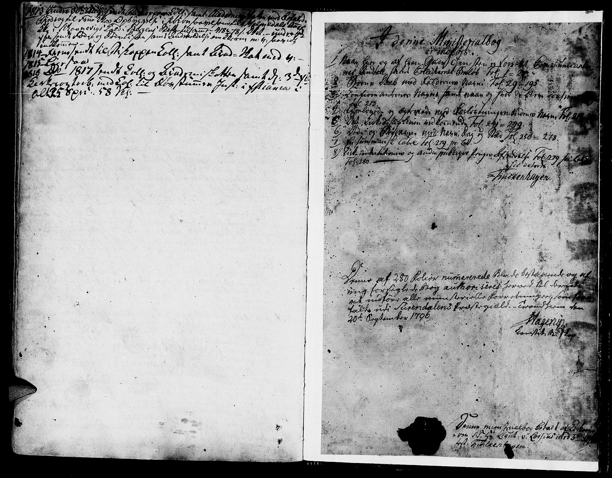 Ministerialprotokoller, klokkerbøker og fødselsregistre - Møre og Romsdal, AV/SAT-A-1454/595/L1040: Parish register (official) no. 595A02, 1797-1819, p. 281