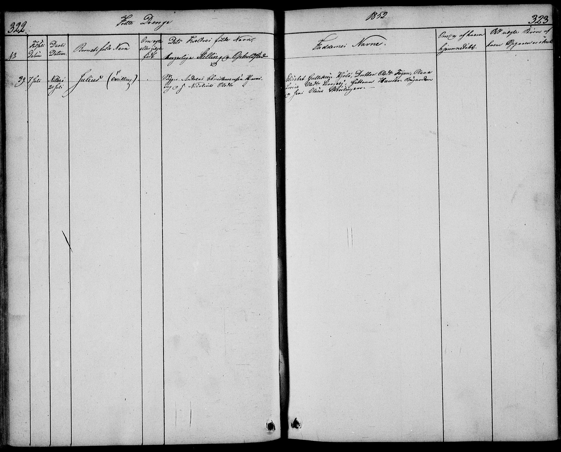 Nøtterøy kirkebøker, AV/SAKO-A-354/F/Fa/L0005: Parish register (official) no. I 5, 1839-1852, p. 322-323