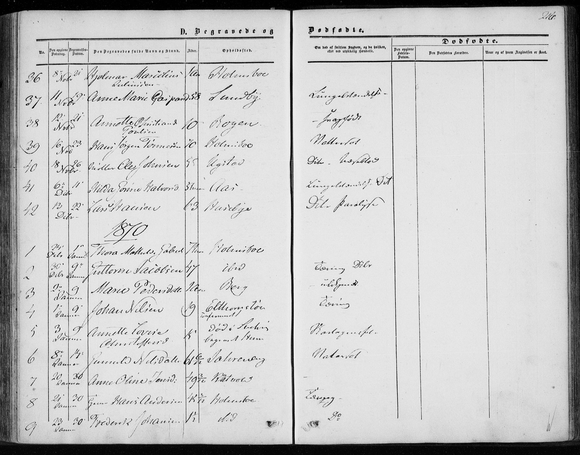 Hurum kirkebøker, AV/SAKO-A-229/F/Fa/L0012: Parish register (official) no. 12, 1861-1875, p. 216