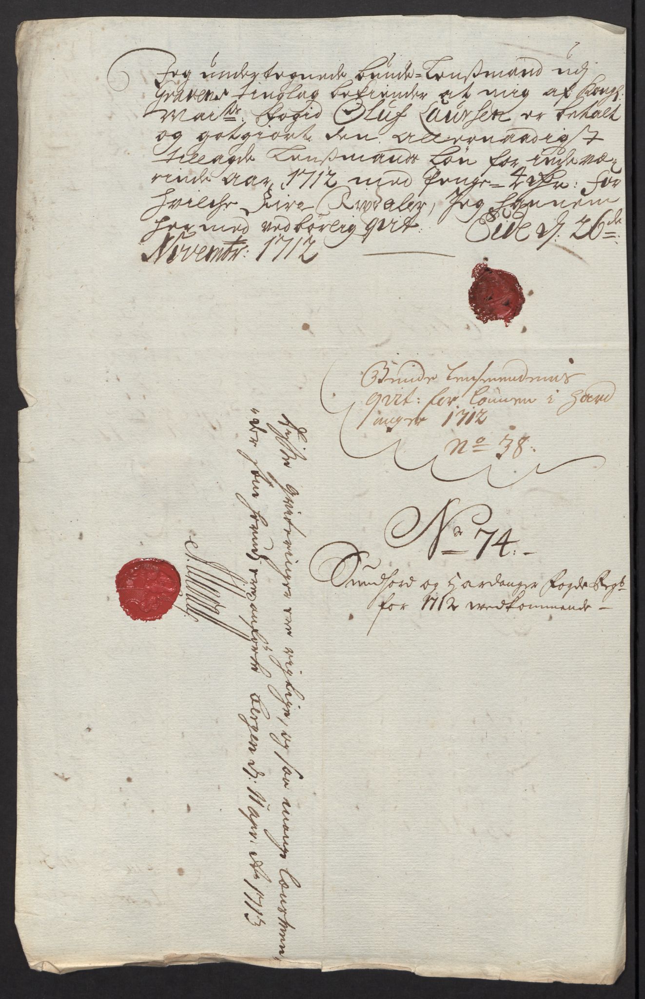 Rentekammeret inntil 1814, Reviderte regnskaper, Fogderegnskap, RA/EA-4092/R48/L2988: Fogderegnskap Sunnhordland og Hardanger, 1712, p. 398