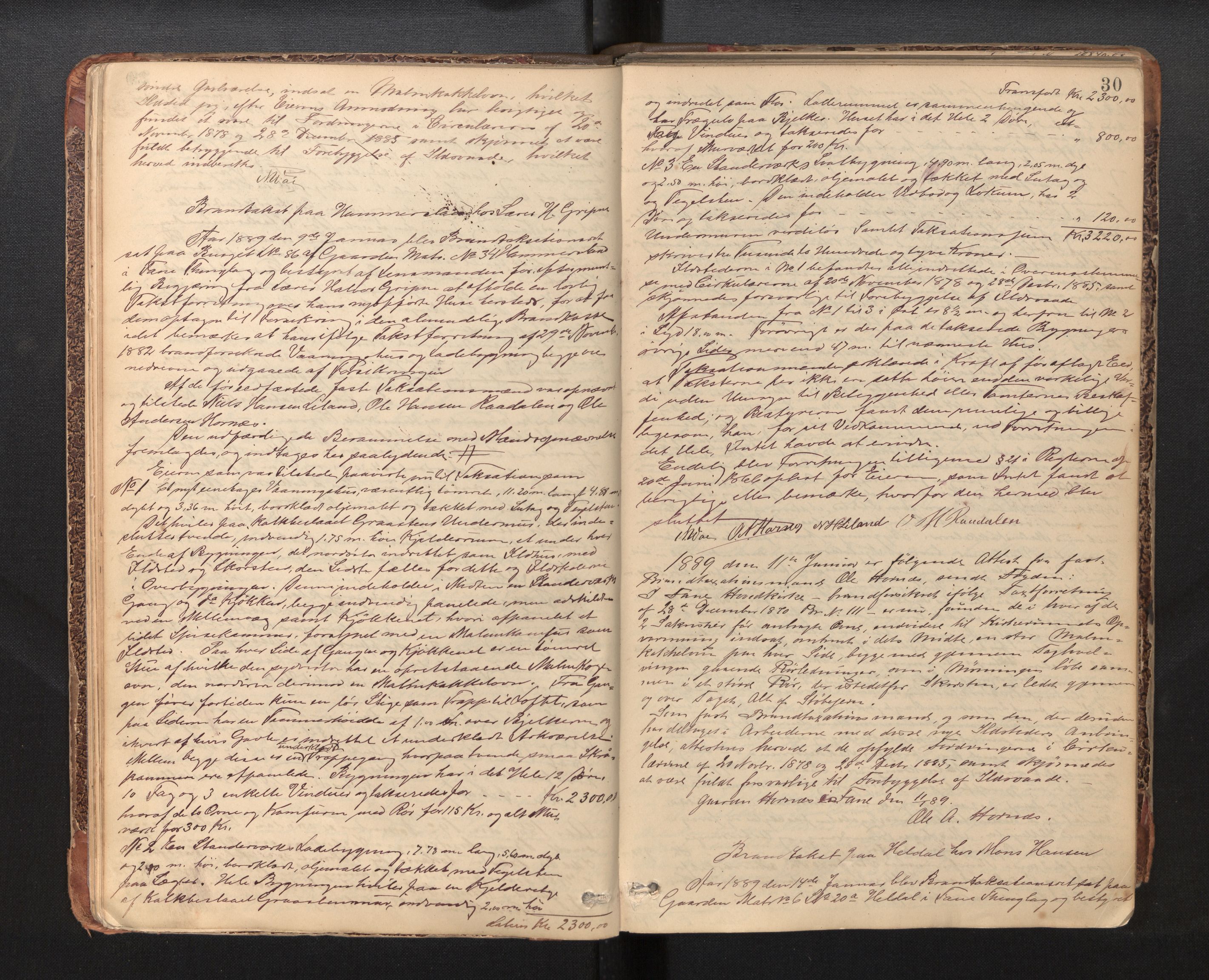 Lensmannen i Fana, AV/SAB-A-31801/0012/L0004: Branntakstprotokoll, 1888-1899, p. 29b-30a