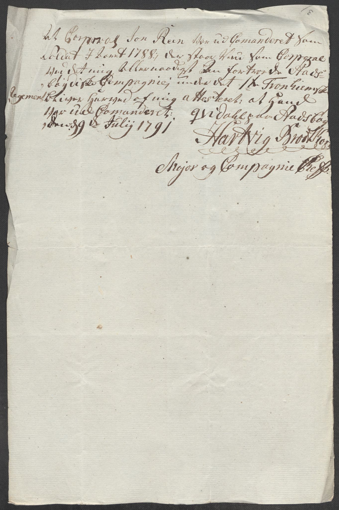 Rentekammeret inntil 1814, Reviderte regnskaper, Mindre regnskaper, AV/RA-EA-4068/Rf/Rfe/L0009: Fredrikstad. Fosen fogderi, 1789, p. 321