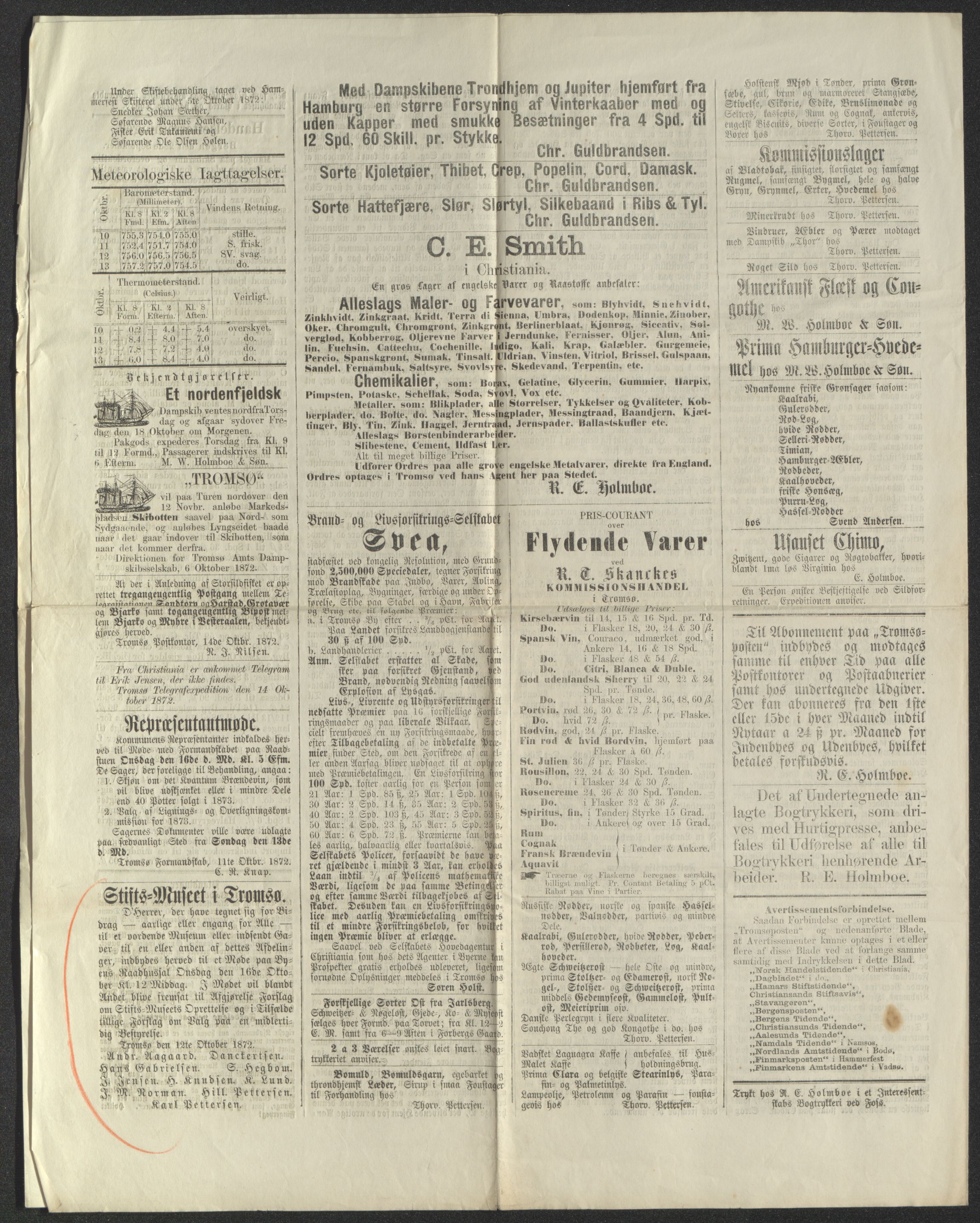 Tromsø Museum, AV/SATØ-S-0162/D/Db/L0032: Journalsaker og innkomne brev, 1872-1878, p. 39