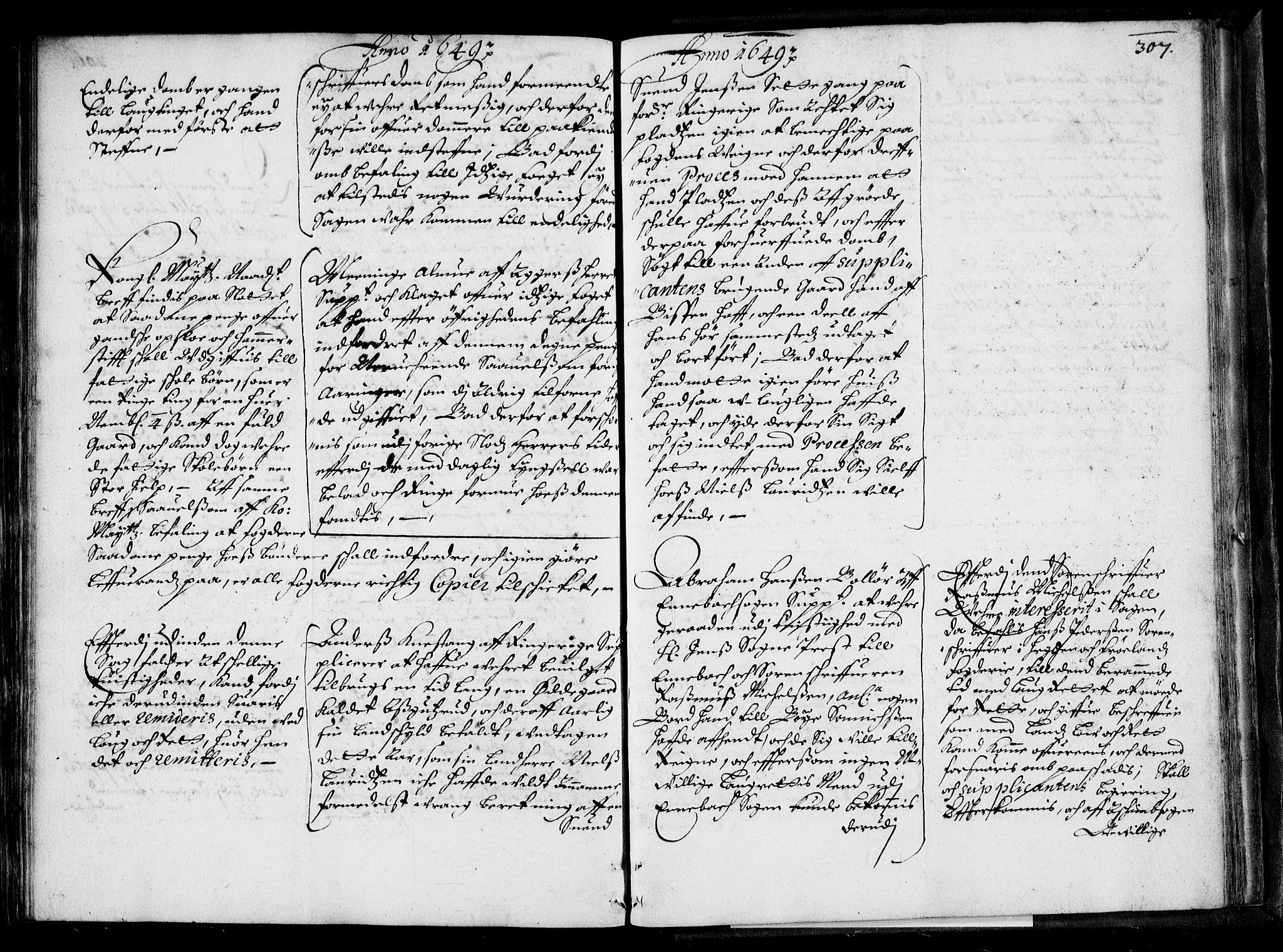 Stattholderembetet 1572-1771, AV/RA-EA-2870/Ac/L0001: Supplikasjons- og resolusjonsprotokoll, 1642-1650, p. 306b-307a