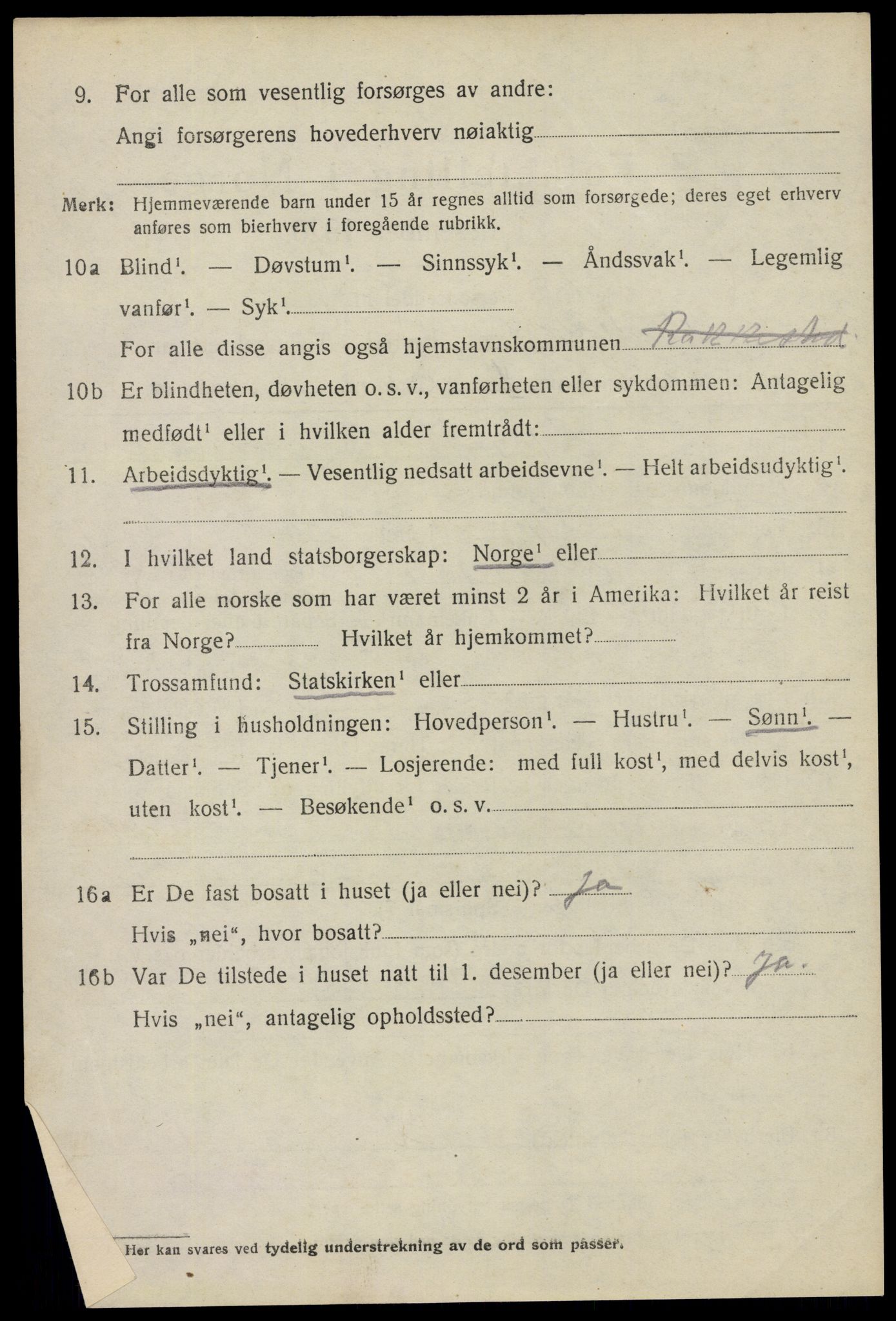 SAO, 1920 census for Rakkestad, 1920, p. 3384