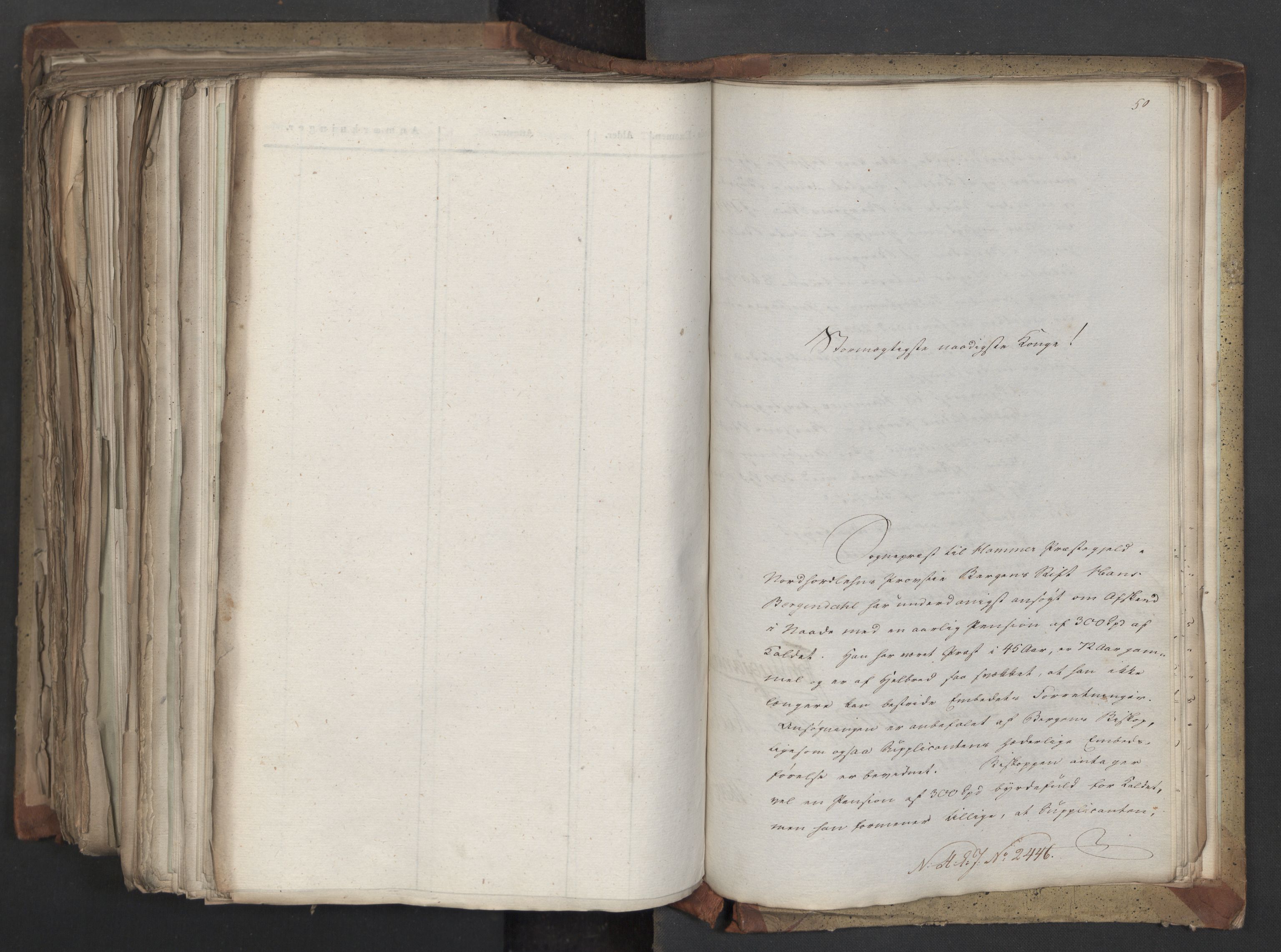 Statsrådsavdelingen i Stockholm, AV/RA-S-1003/D/Da/L0041: Regjeringsinnstillinger nr. 2204-2466, 1825, p. 661
