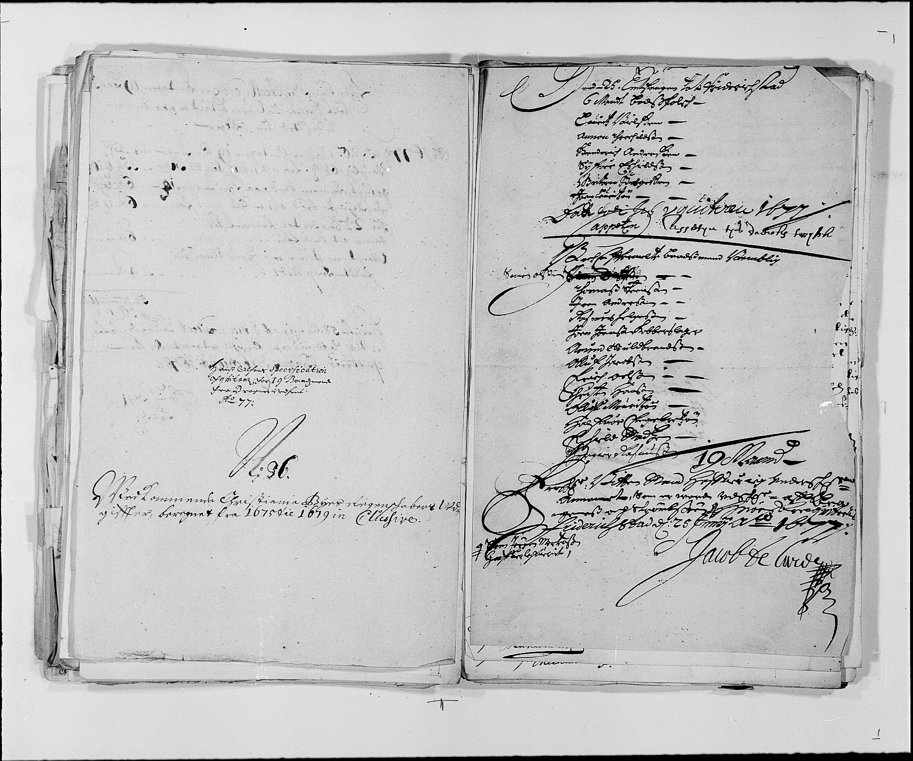 Rentekammeret inntil 1814, Reviderte regnskaper, Byregnskaper, AV/RA-EA-4066/R/Re/L0058: [E3] Kontribusjonsregnskap (med Bragernes og Strømsø), 1675-1679, p. 263
