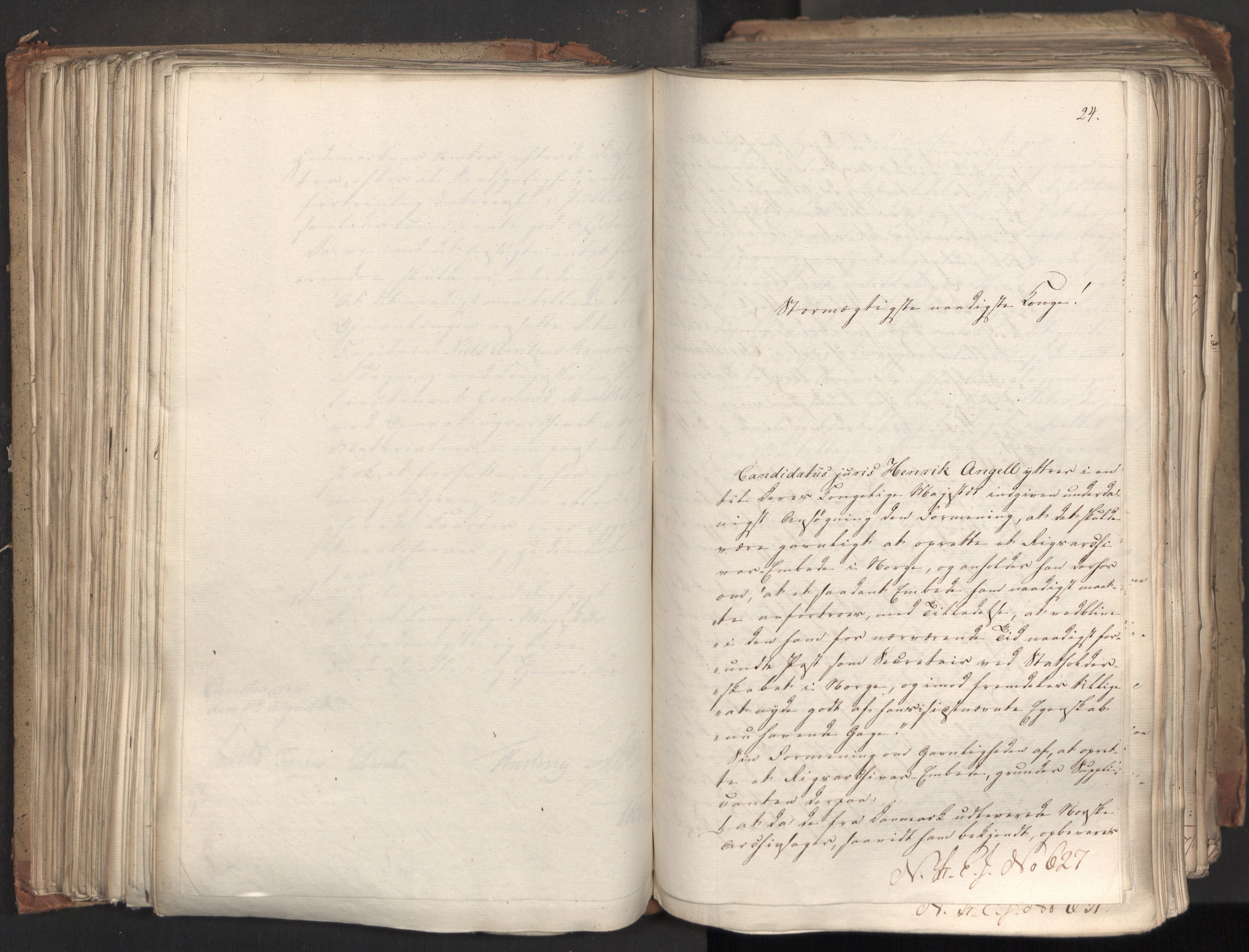 Statsrådsavdelingen i Stockholm, AV/RA-S-1003/D/Da/L0035: Regjeringsinnstillinger nr. 541-840, 1823, p. 210