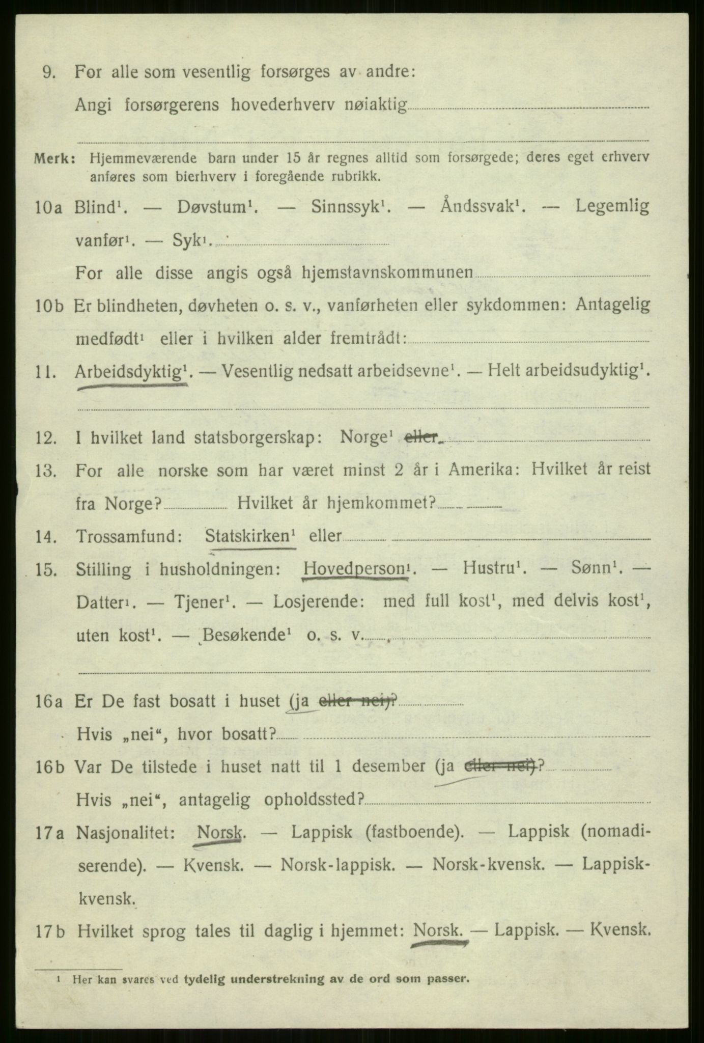 SATØ, 1920 census for Sørfjord, 1920, p. 751