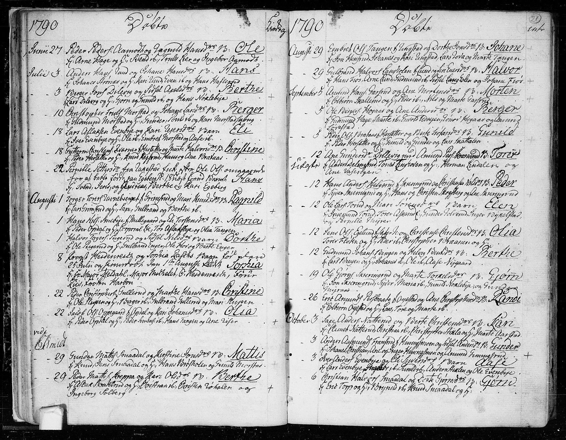 Trøgstad prestekontor Kirkebøker, AV/SAO-A-10925/F/Fa/L0005: Parish register (official) no. I 5, 1784-1814, p. 21