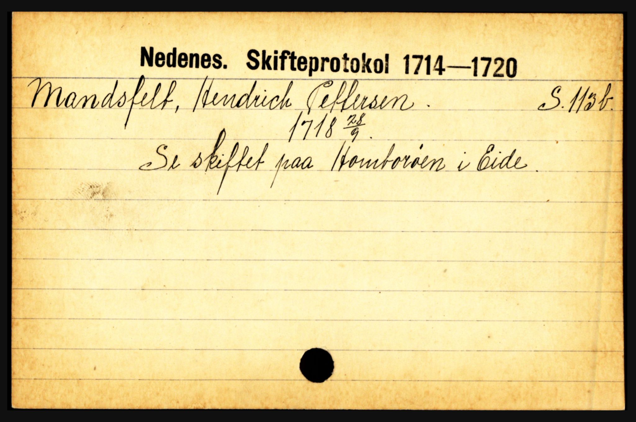 Nedenes sorenskriveri før 1824, AV/SAK-1221-0007/H, p. 19283