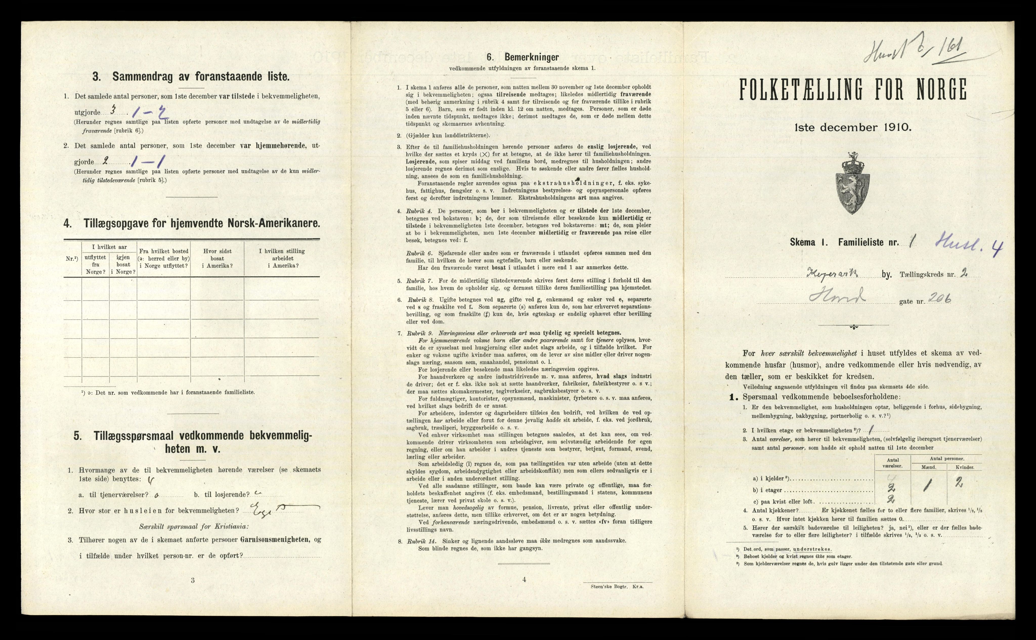 RA, 1910 census for Kopervik, 1910, p. 444