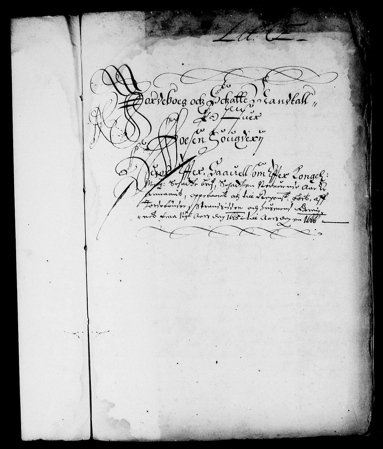 Rentekammeret inntil 1814, Reviderte regnskaper, Stiftamtstueregnskaper, Trondheim stiftamt og Nordland amt, AV/RA-EA-6044/R/Rd/L0013: Trondheim stiftamt, 1665