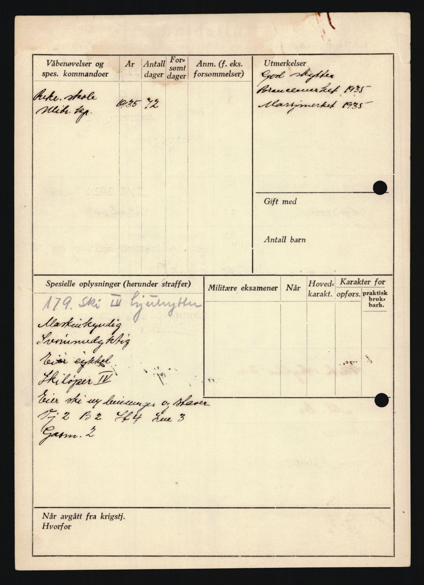 Forsvaret, Troms infanteriregiment nr. 16, AV/RA-RAFA-3146/P/Pa/L0019: Rulleblad for regimentets menige mannskaper, årsklasse 1935, 1935, p. 262