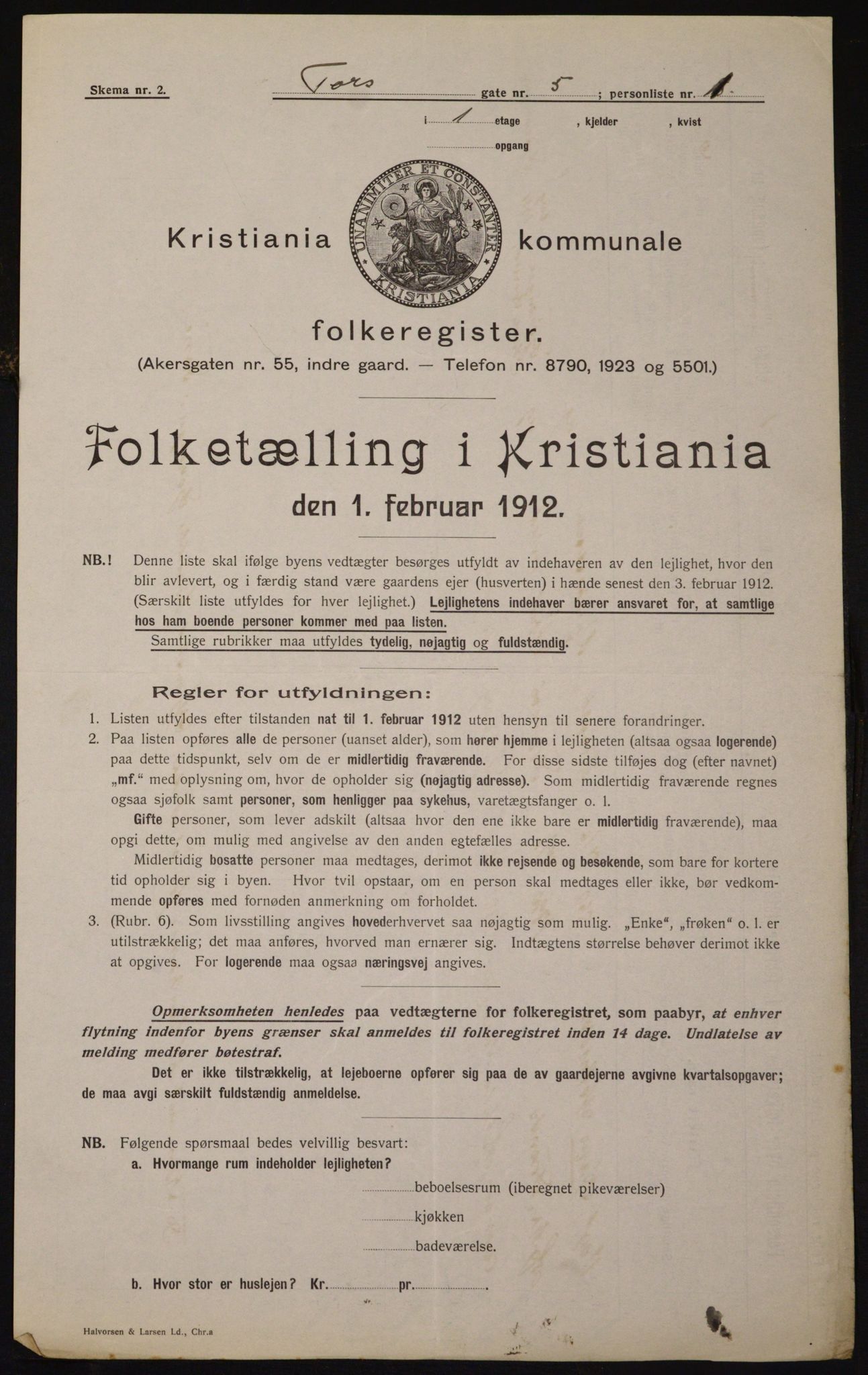 OBA, Municipal Census 1912 for Kristiania, 1912, p. 114388