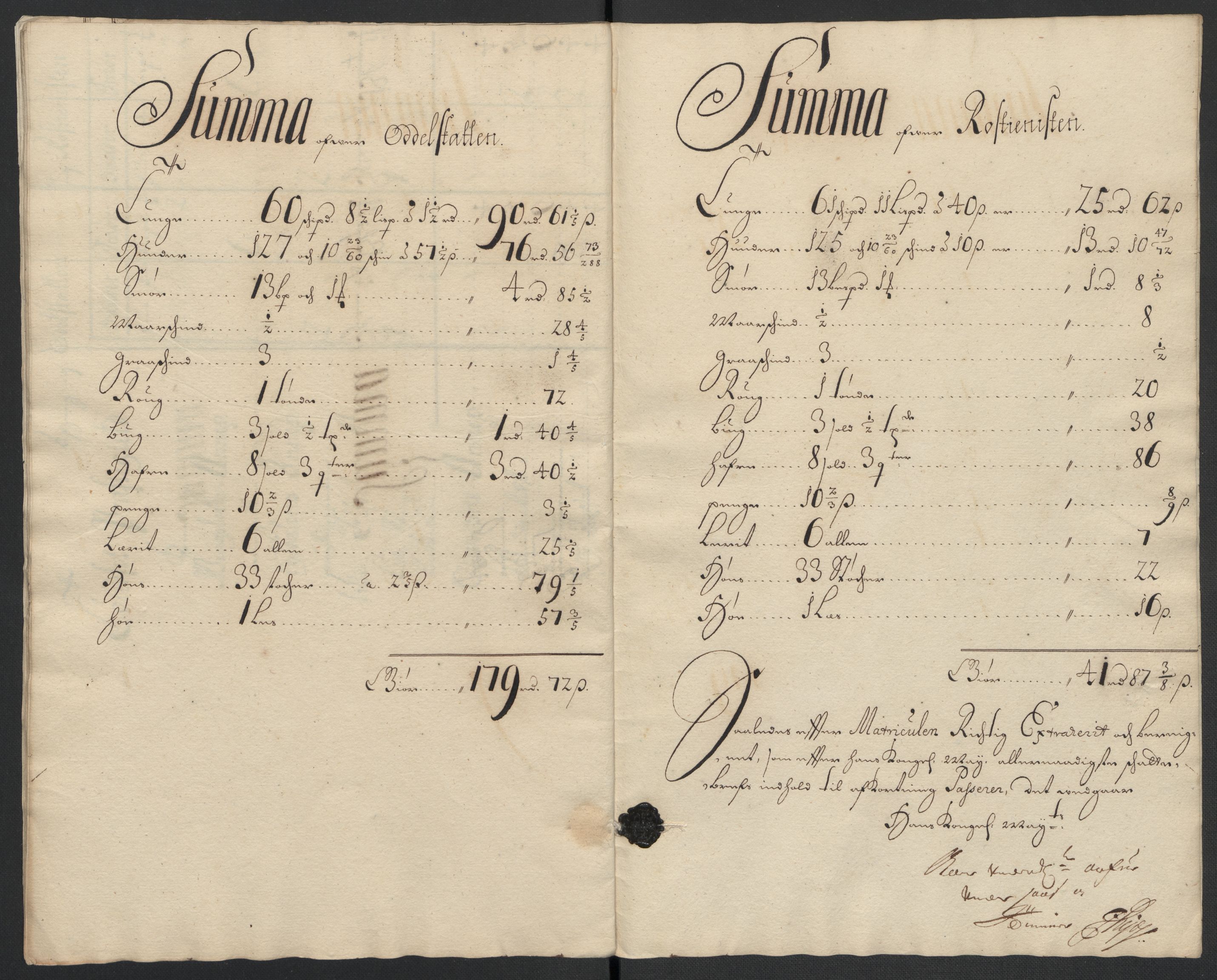 Rentekammeret inntil 1814, Reviderte regnskaper, Fogderegnskap, AV/RA-EA-4092/R13/L0837: Fogderegnskap Solør, Odal og Østerdal, 1699, p. 236