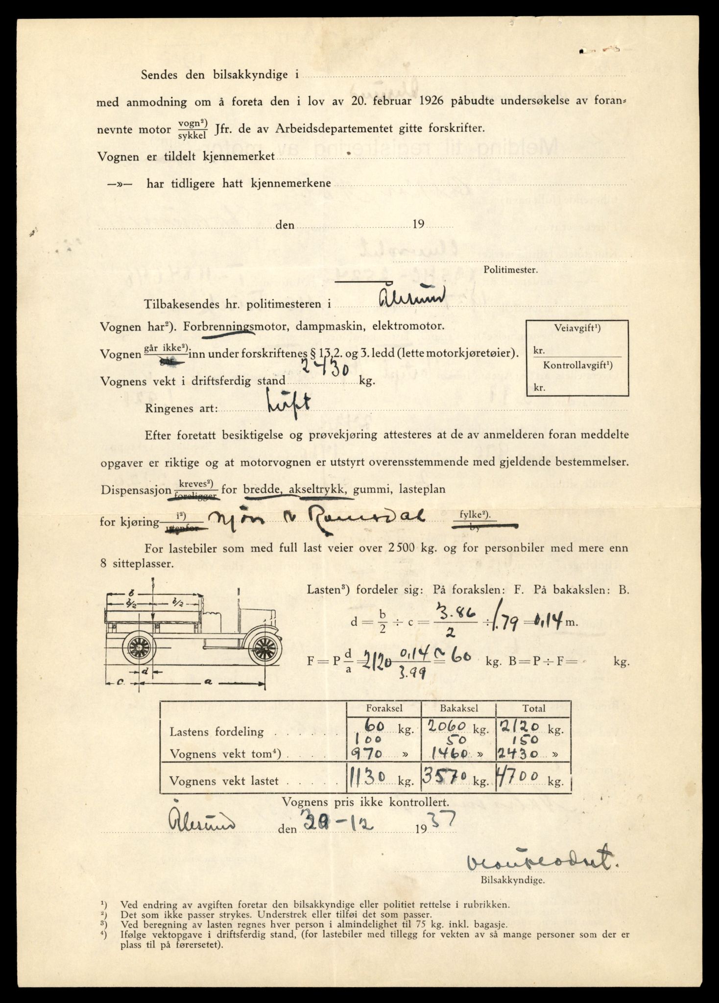 Møre og Romsdal vegkontor - Ålesund trafikkstasjon, SAT/A-4099/F/Fe/L0015: Registreringskort for kjøretøy T 1700 - T 1850, 1927-1998, p. 2864