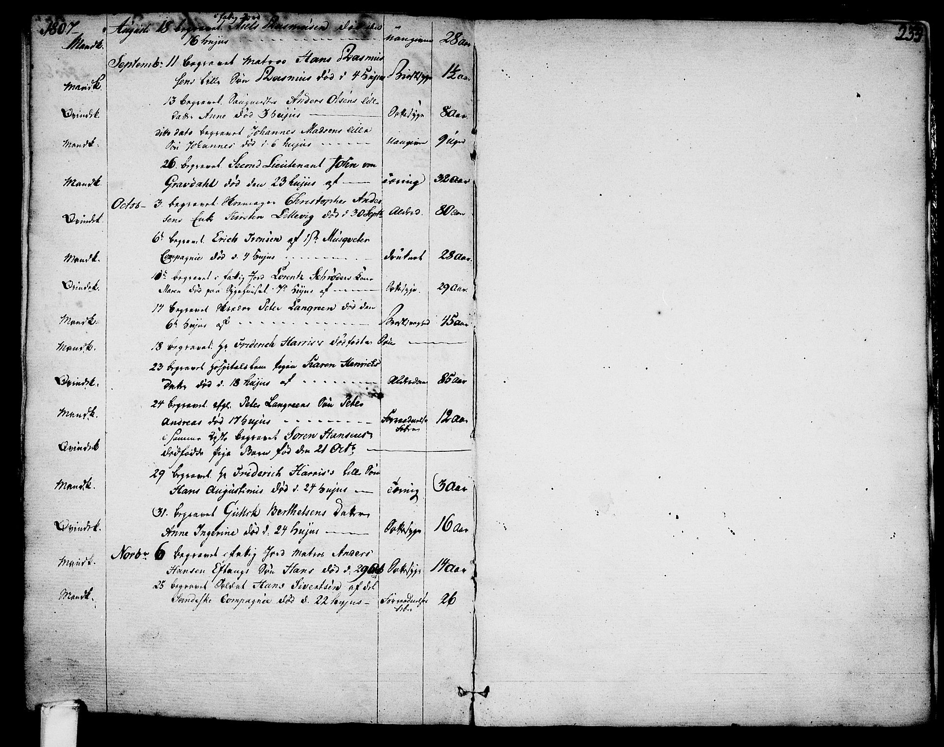 Larvik kirkebøker, SAKO/A-352/G/Ga/L0001: Parish register (copy) no. I 1, 1785-1807, p. 233