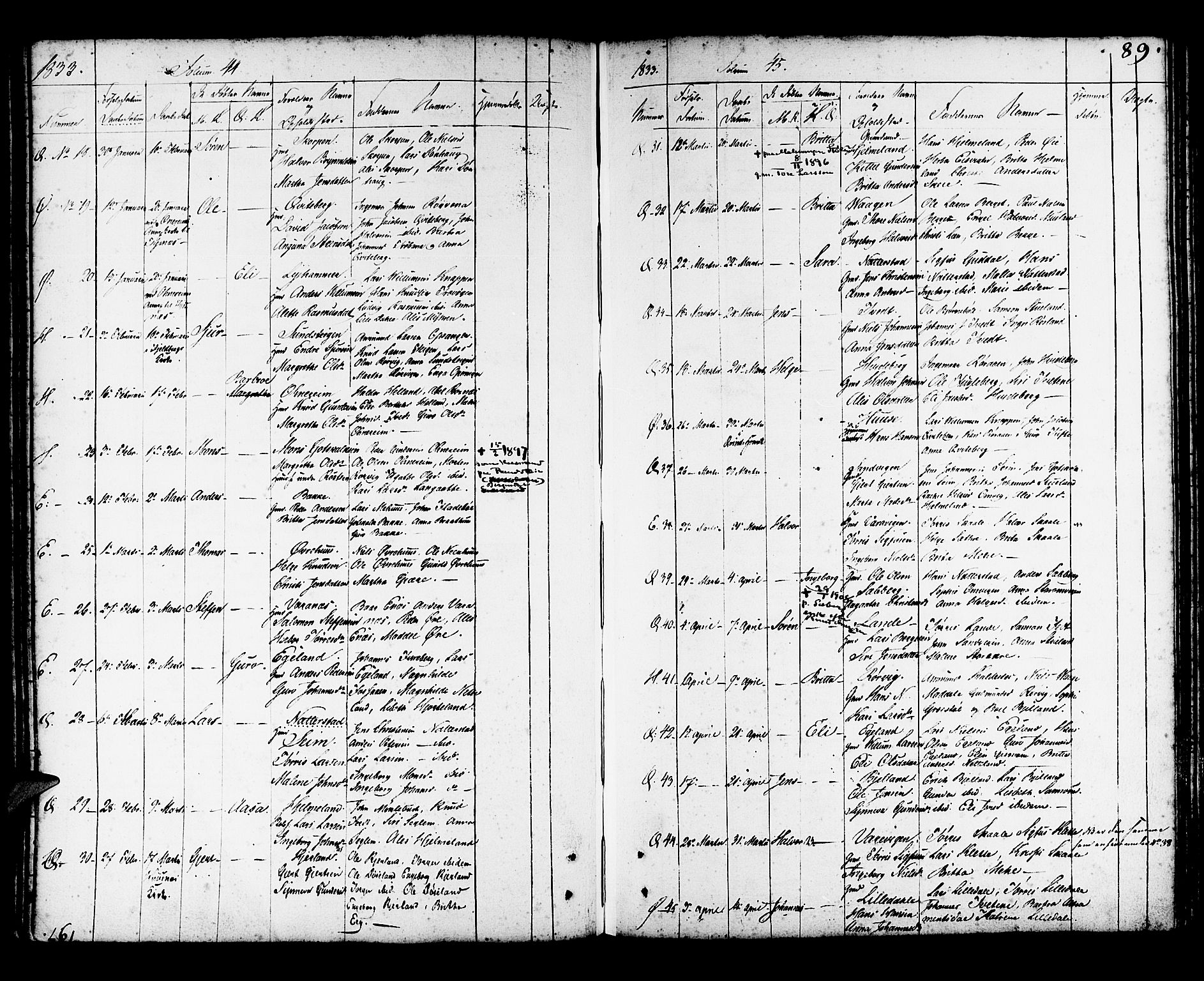 Kvinnherad sokneprestembete, SAB/A-76401/H/Haa: Parish register (official) no. A 5, 1811-1835, p. 89