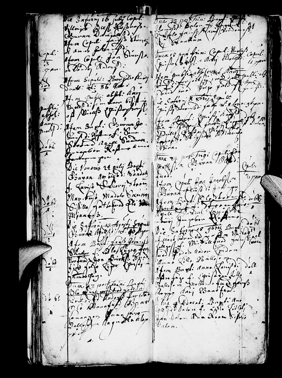 Os sokneprestembete, SAB/A-99929: Parish register (official) no. A 5, 1669-1760, p. 30