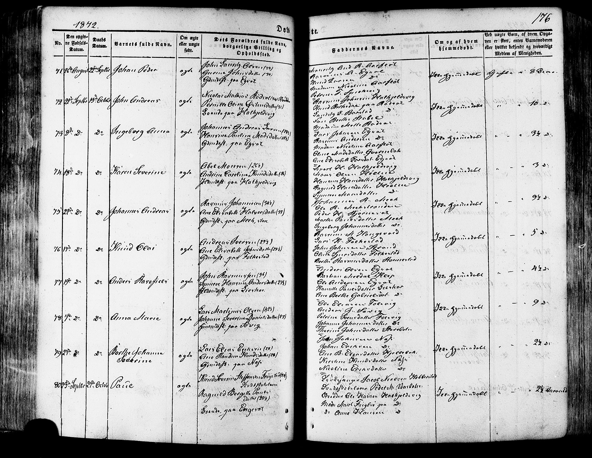 Ministerialprotokoller, klokkerbøker og fødselsregistre - Møre og Romsdal, SAT/A-1454/511/L0140: Parish register (official) no. 511A07, 1851-1878, p. 176