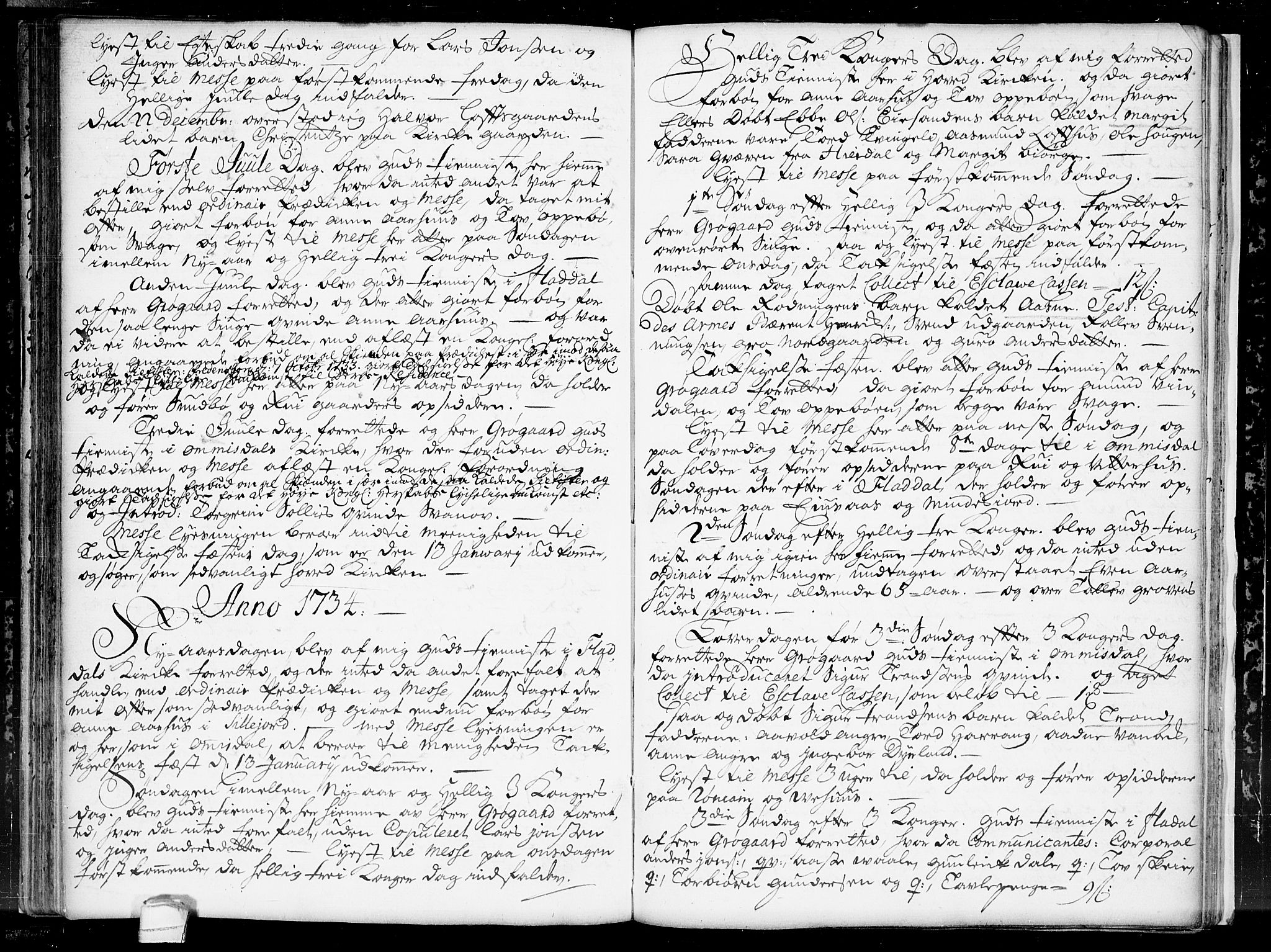 Seljord kirkebøker, SAKO/A-20/F/Fa/L0004: Parish register (official) no. I 4, 1725-1736