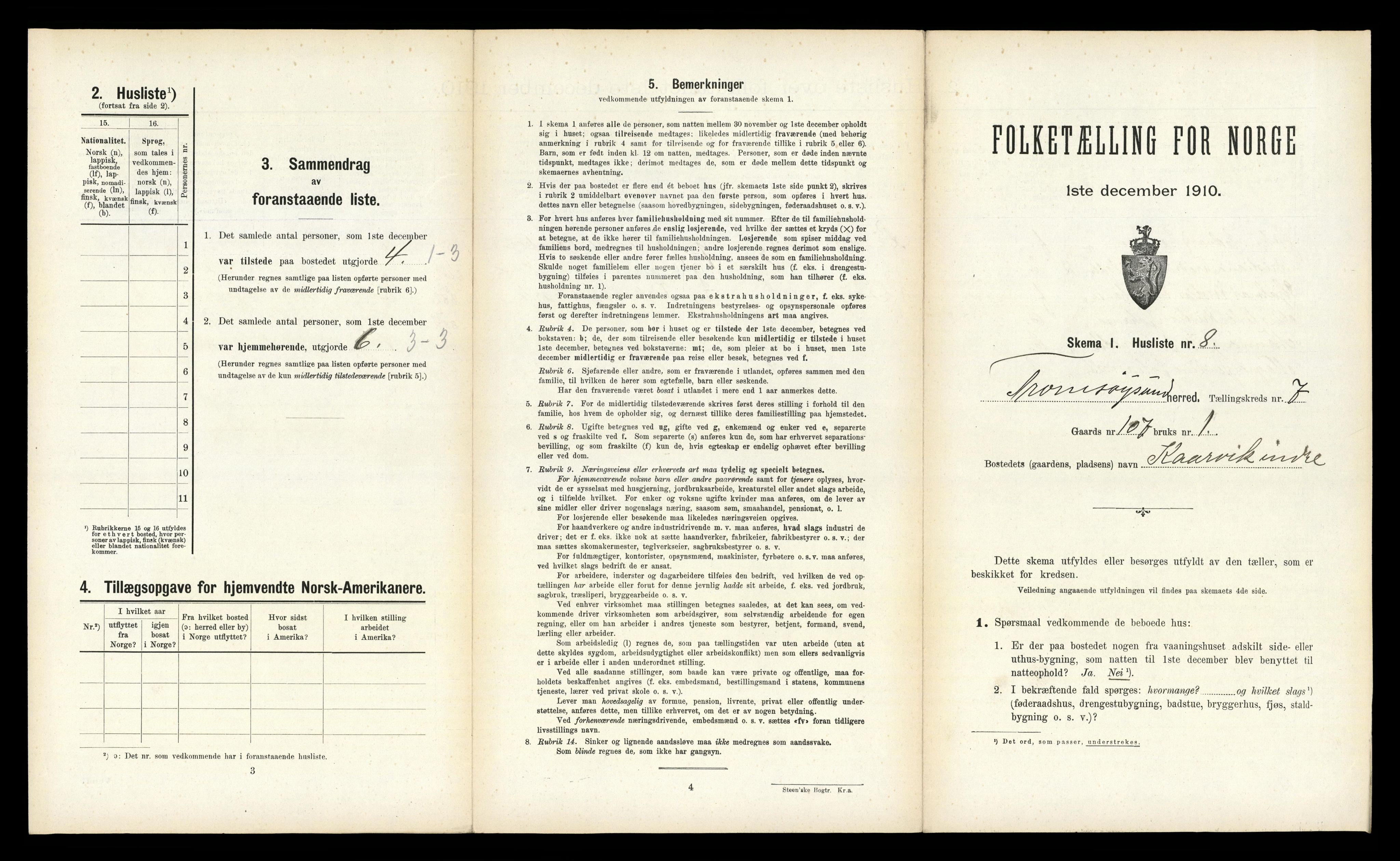 RA, 1910 census for Tromsøysund, 1910, p. 1339