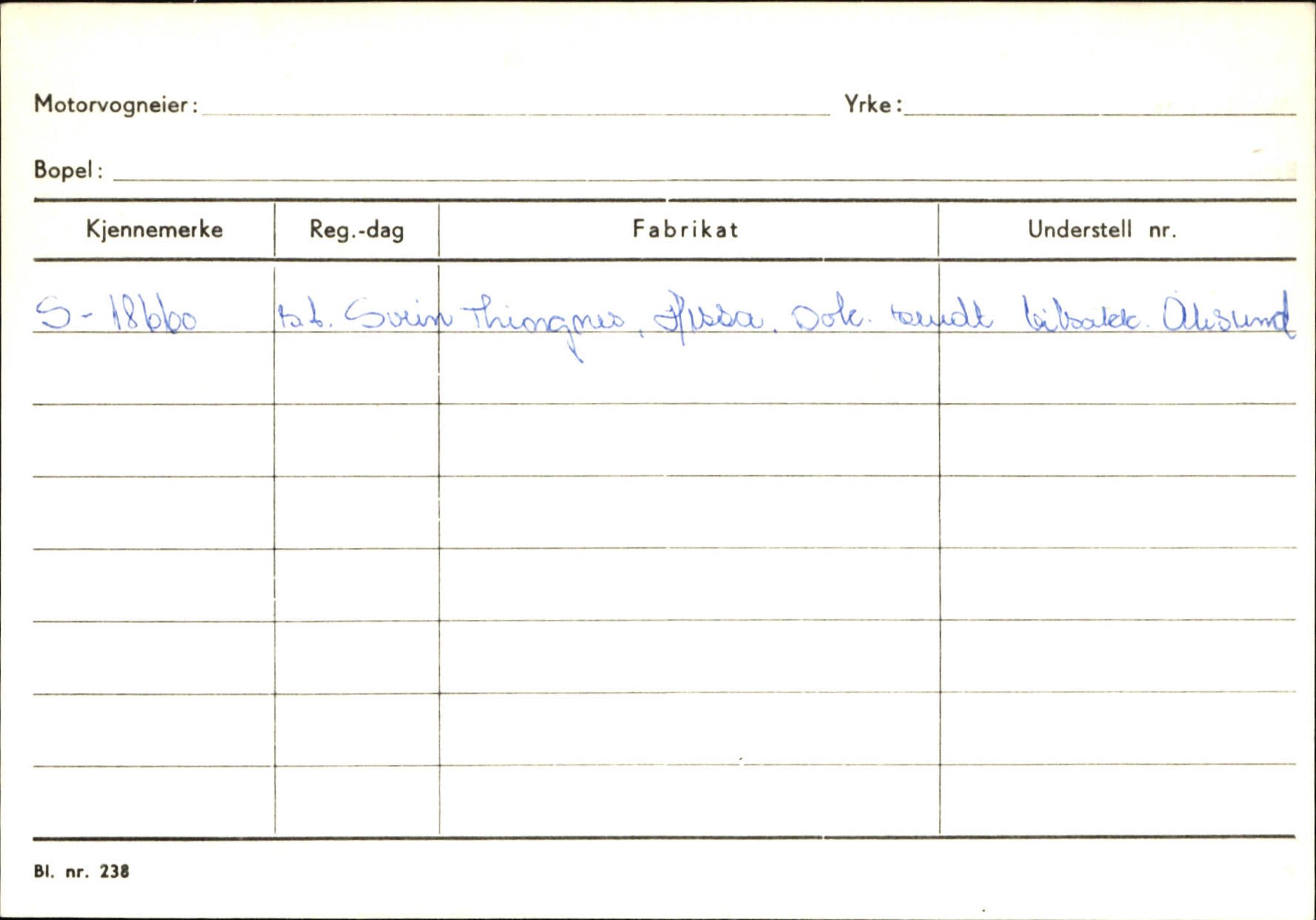 Statens vegvesen, Sogn og Fjordane vegkontor, SAB/A-5301/4/F/L0131: Eigarregister Høyanger P-Å. Stryn S-Å, 1945-1975, p. 1879