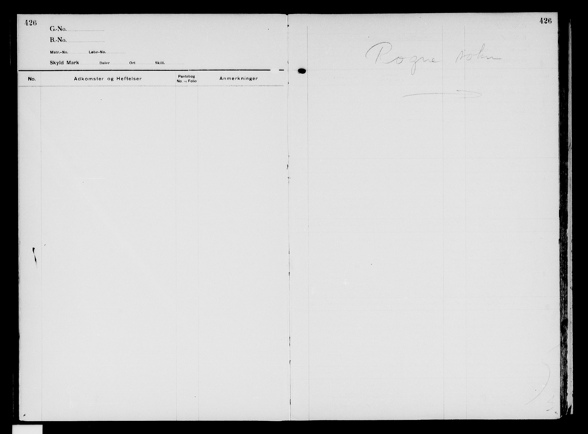 Valdres sorenskriveri, SAH/TING-016/H/Ha/Hae/L0011/0002: Mortgage register no. 5.11B, 1906-1940, p. 426