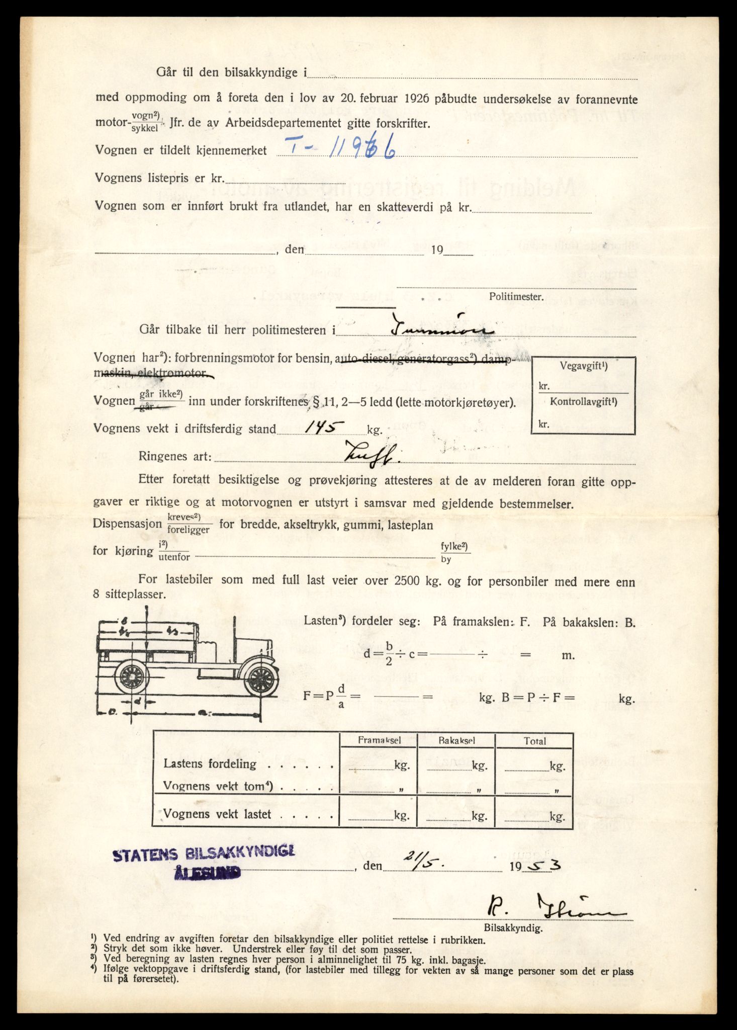 Møre og Romsdal vegkontor - Ålesund trafikkstasjon, AV/SAT-A-4099/F/Fe/L0031: Registreringskort for kjøretøy T 11800 - T 11996, 1927-1998, p. 2816