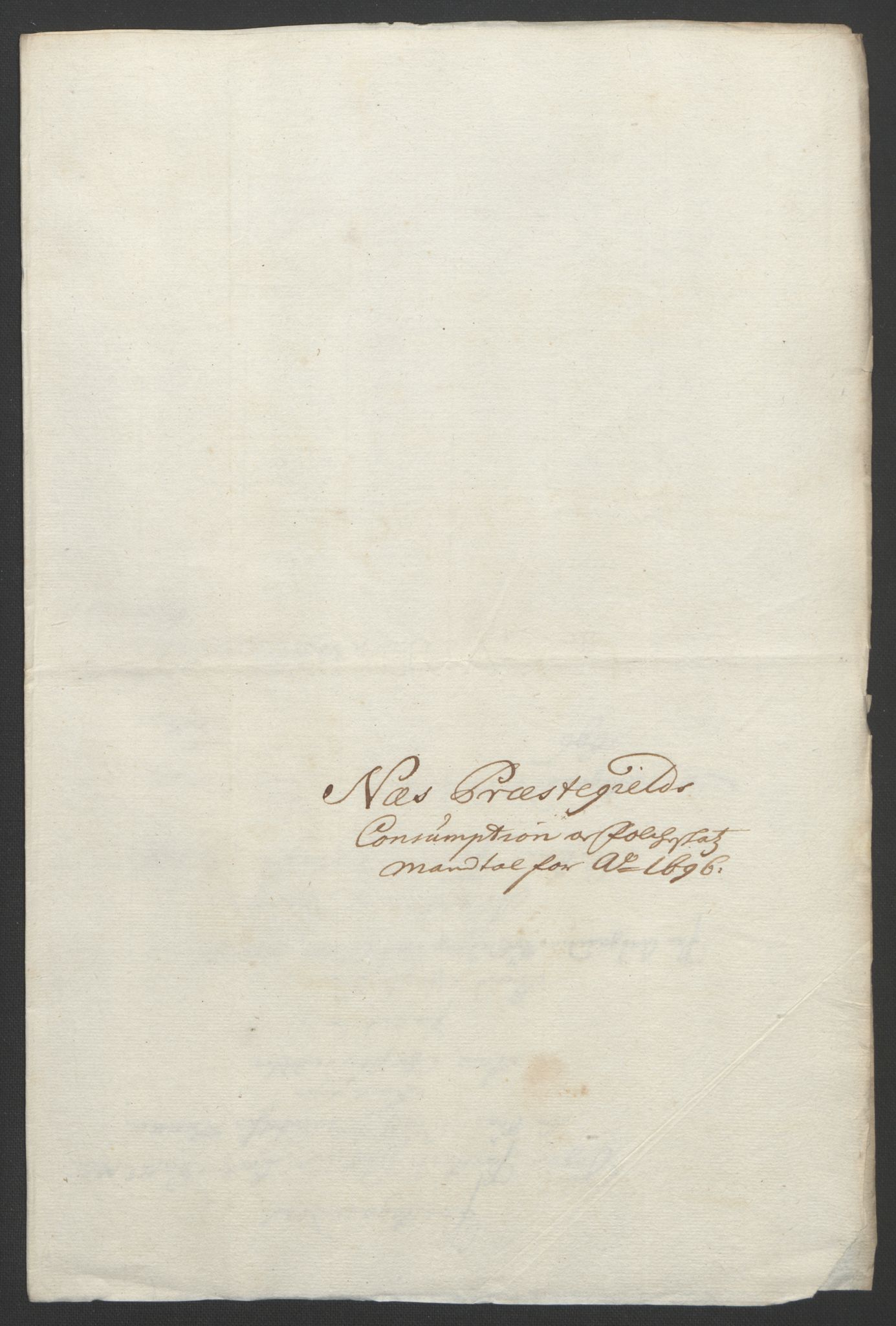 Rentekammeret inntil 1814, Reviderte regnskaper, Fogderegnskap, AV/RA-EA-4092/R16/L1036: Fogderegnskap Hedmark, 1695-1696, p. 368