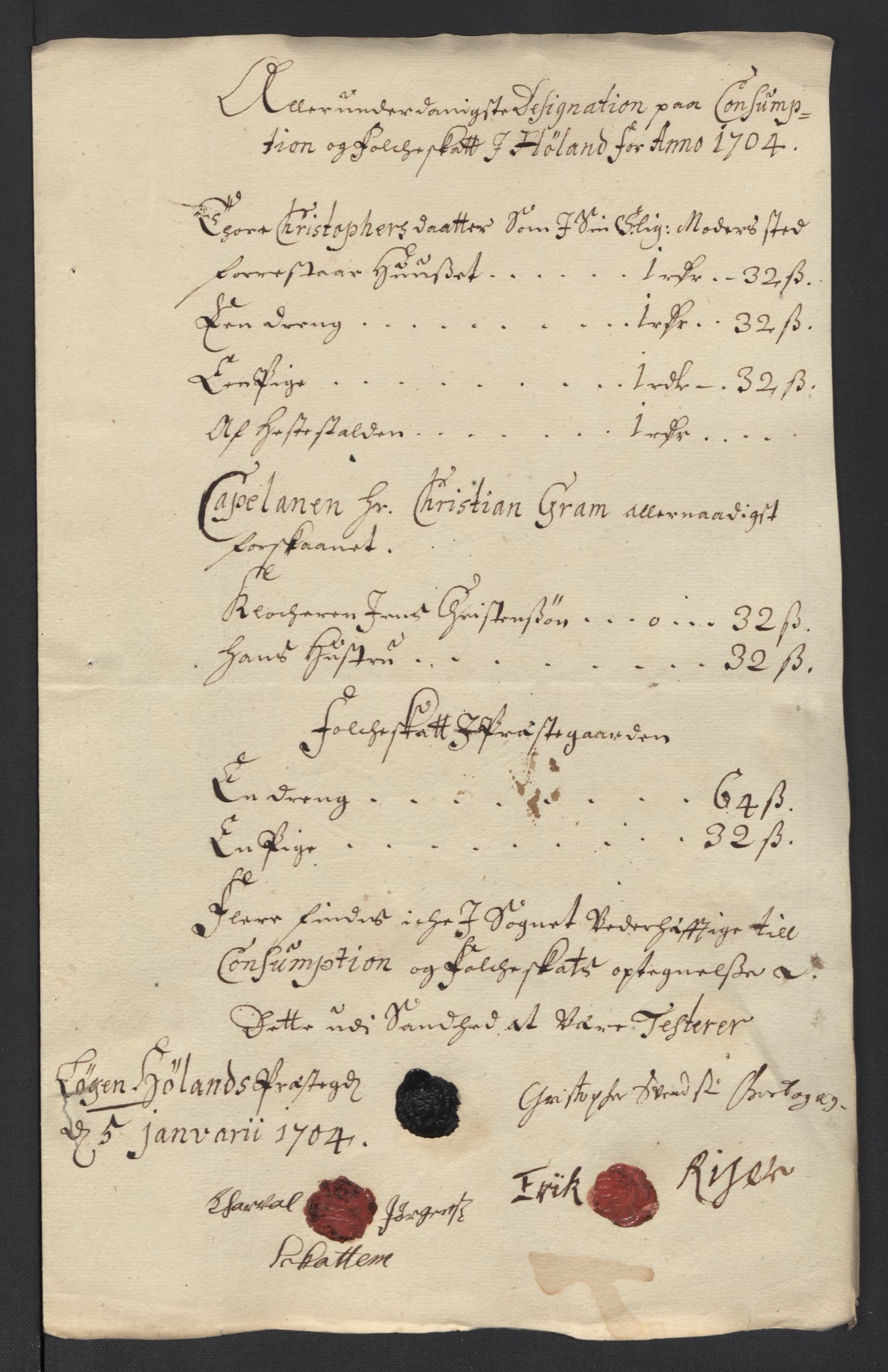 Rentekammeret inntil 1814, Reviderte regnskaper, Fogderegnskap, AV/RA-EA-4092/R11/L0588: Fogderegnskap Nedre Romerike, 1704, p. 213