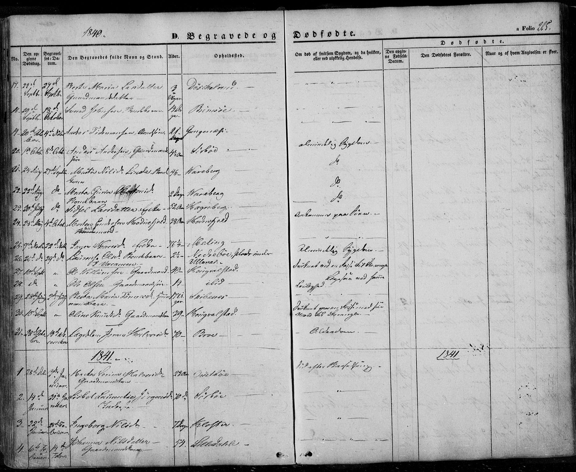 Rennesøy sokneprestkontor, SAST/A -101827/H/Ha/Haa/L0005: Parish register (official) no. A 5, 1838-1859, p. 265