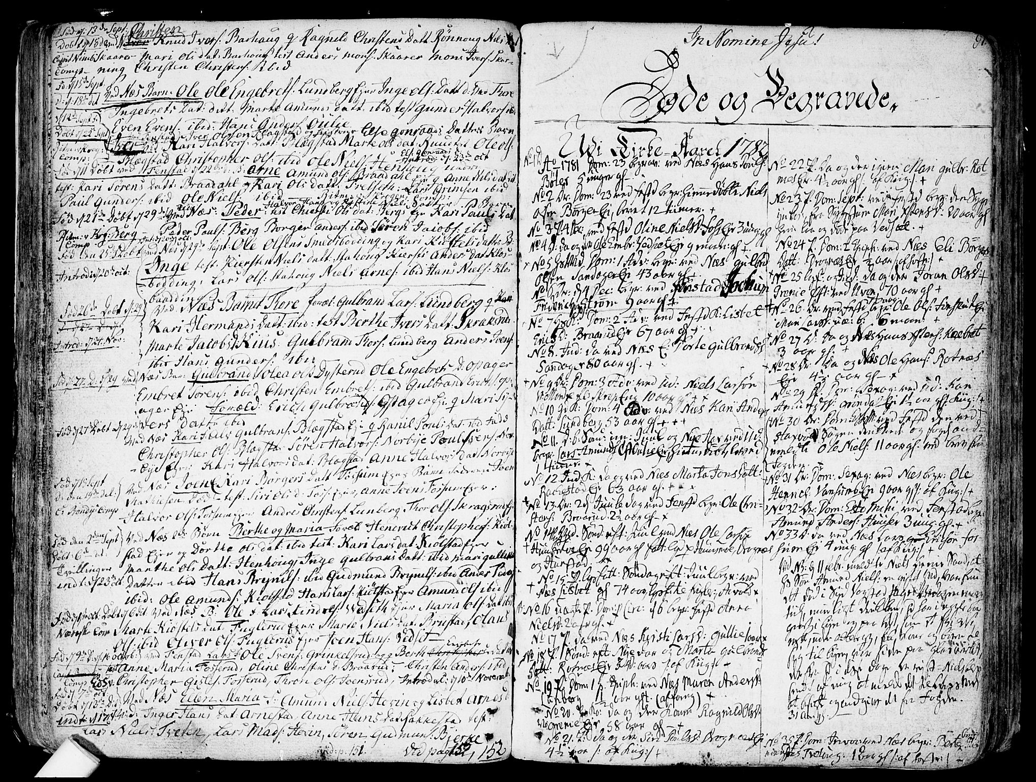 Nes prestekontor Kirkebøker, SAO/A-10410/F/Fa/L0004: Parish register (official) no. I 4, 1781-1816, p. 91