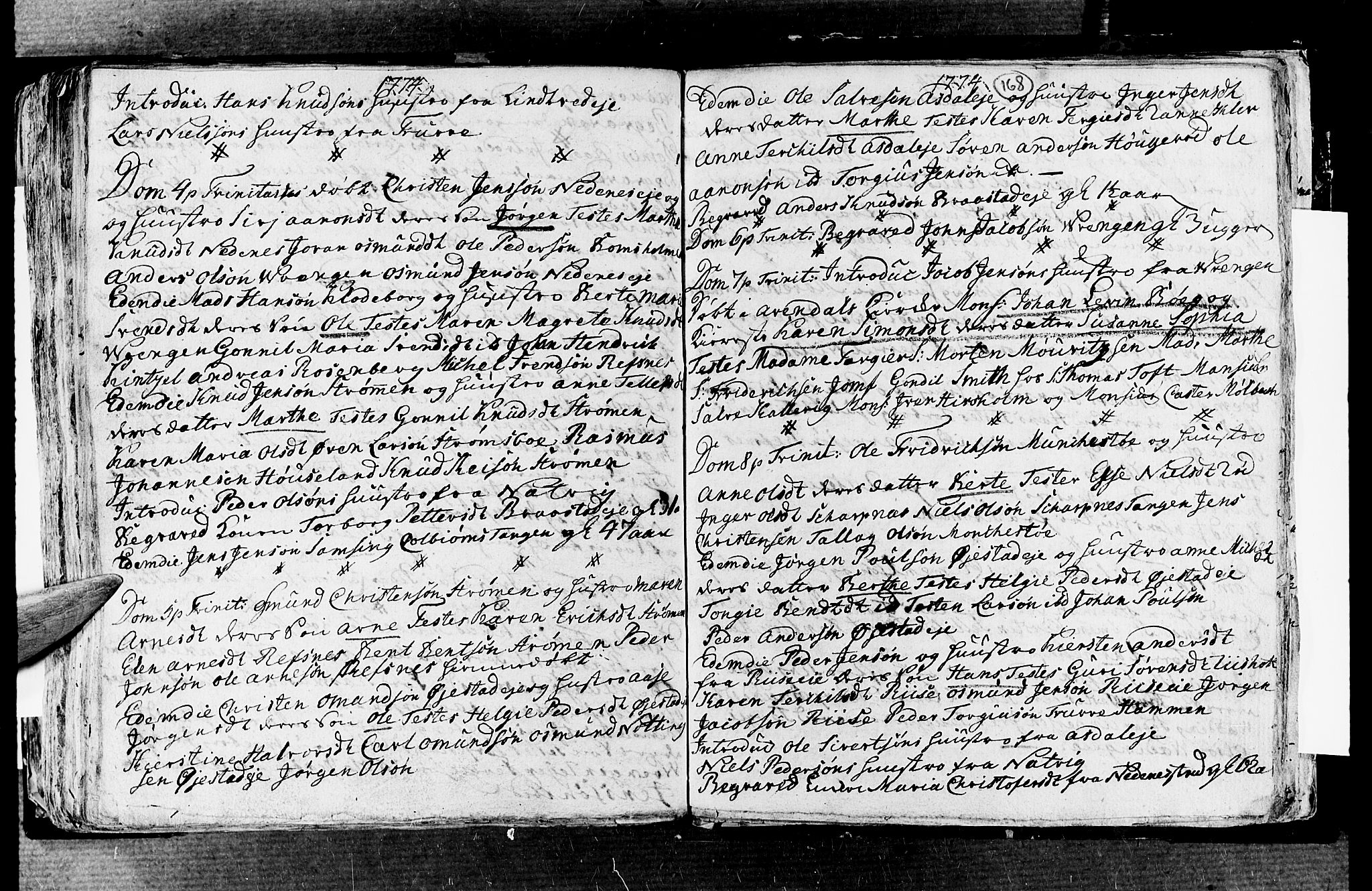 Øyestad sokneprestkontor, AV/SAK-1111-0049/F/Fa/L0006: Parish register (official) no. A 6, 1758-1776, p. 168