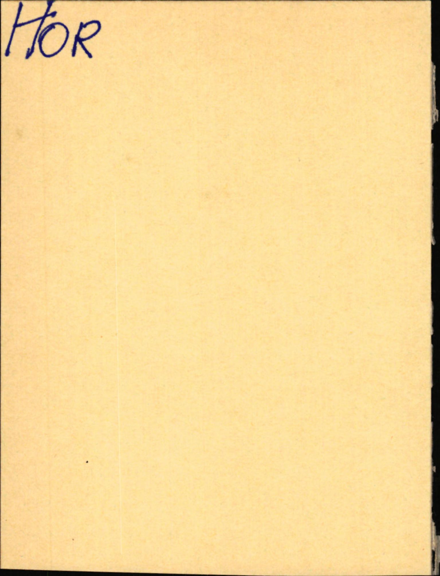 Statens vegvesen, Hordaland vegkontor, SAB/A-5201/2/Hb/L0015: O-eierkort H-I, 1920-1971, p. 1