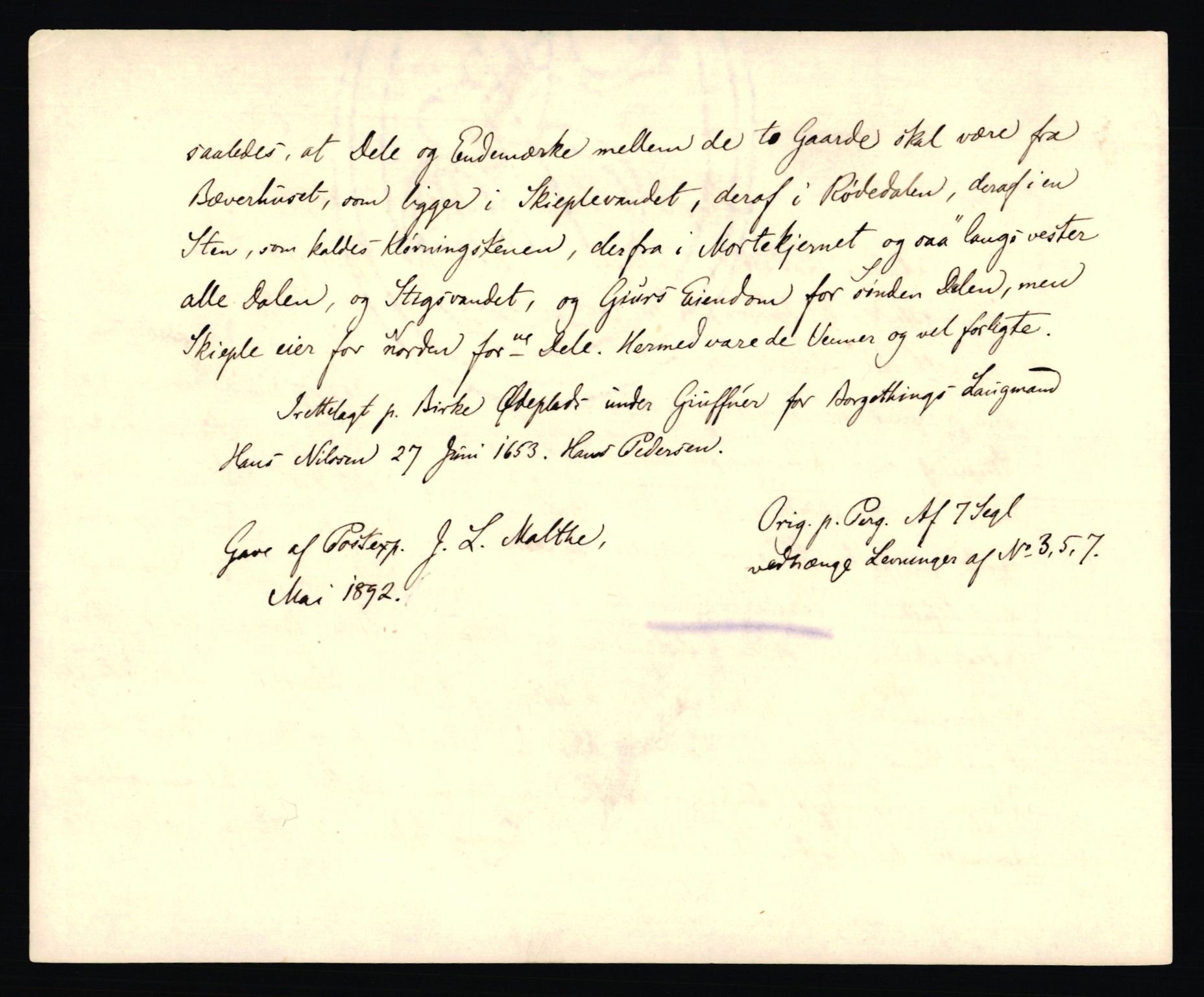 Riksarkivets diplomsamling, AV/RA-EA-5965/F35/F35b/L0004: Riksarkivets diplomer, seddelregister, 1593-1600, p. 136