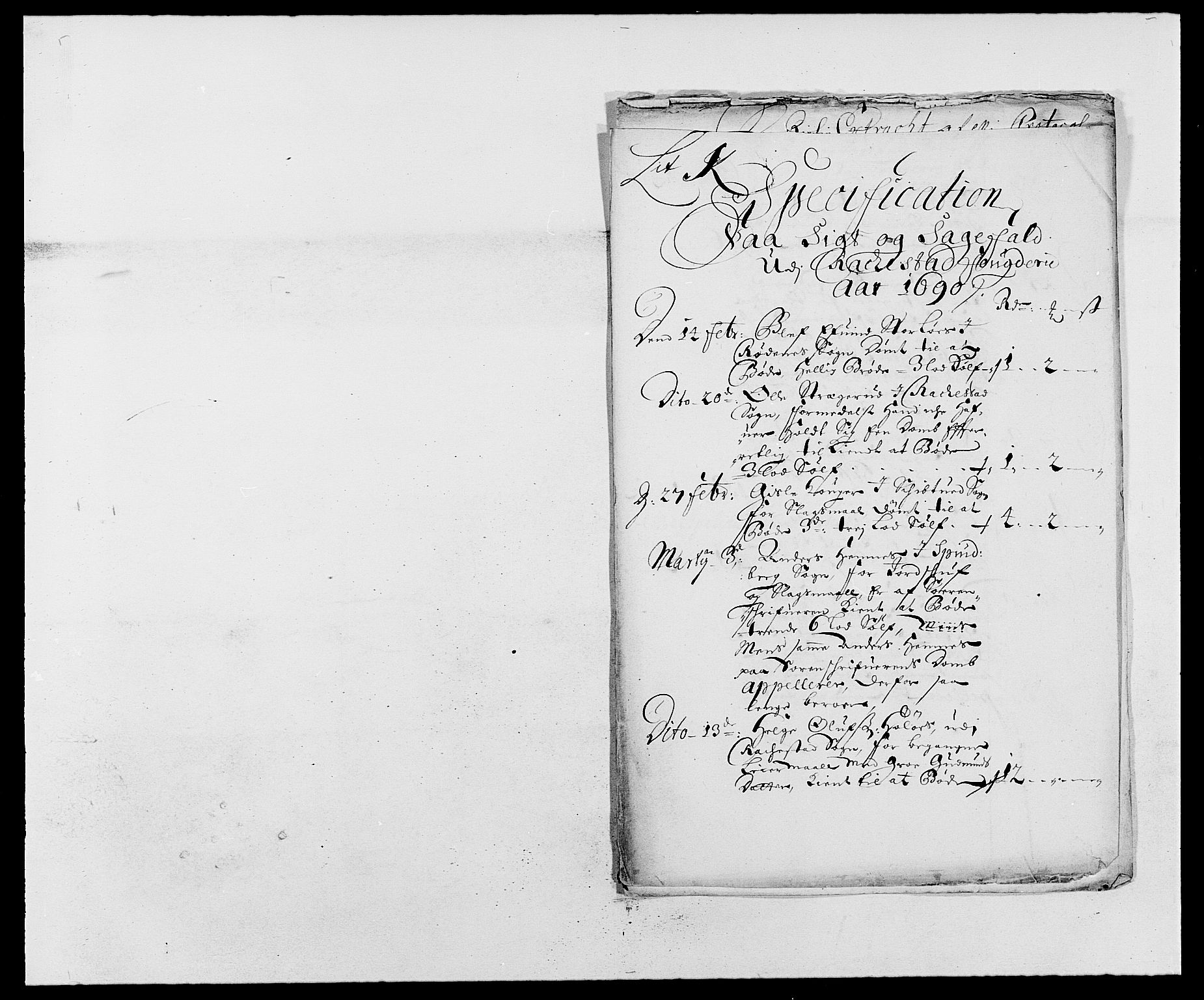 Rentekammeret inntil 1814, Reviderte regnskaper, Fogderegnskap, RA/EA-4092/R05/L0277: Fogderegnskap Rakkestad, 1689-1690, p. 190