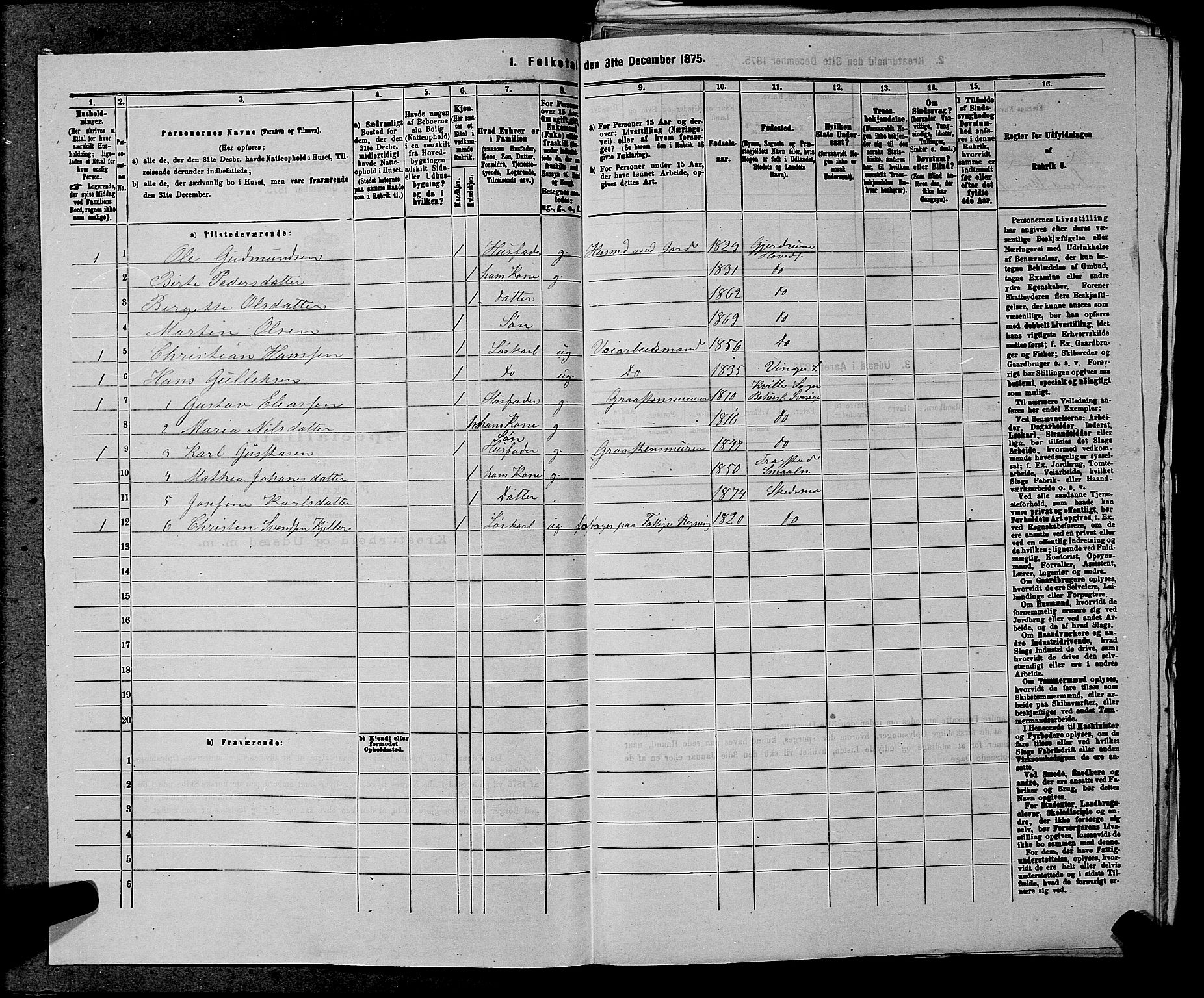 RA, 1875 census for 0231P Skedsmo, 1875, p. 513