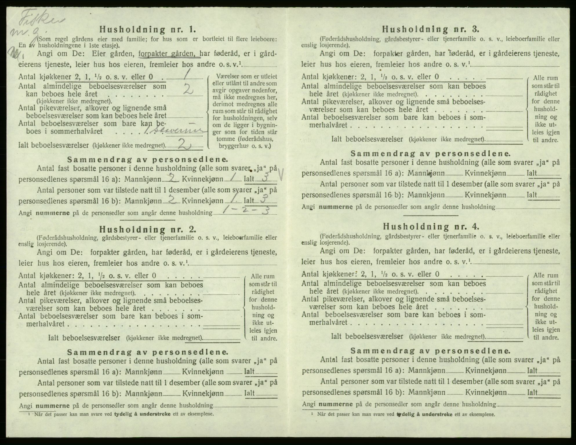 SAB, 1920 census for Bømlo, 1920, p. 431