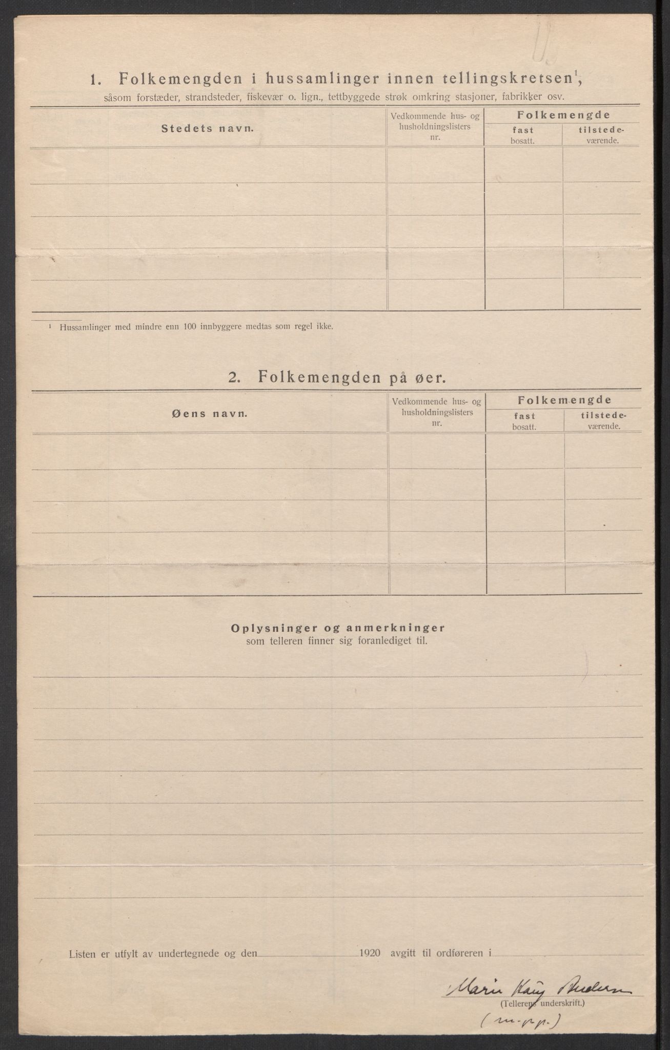 SATØ, 1920 census for Skjervøy, 1920, p. 11