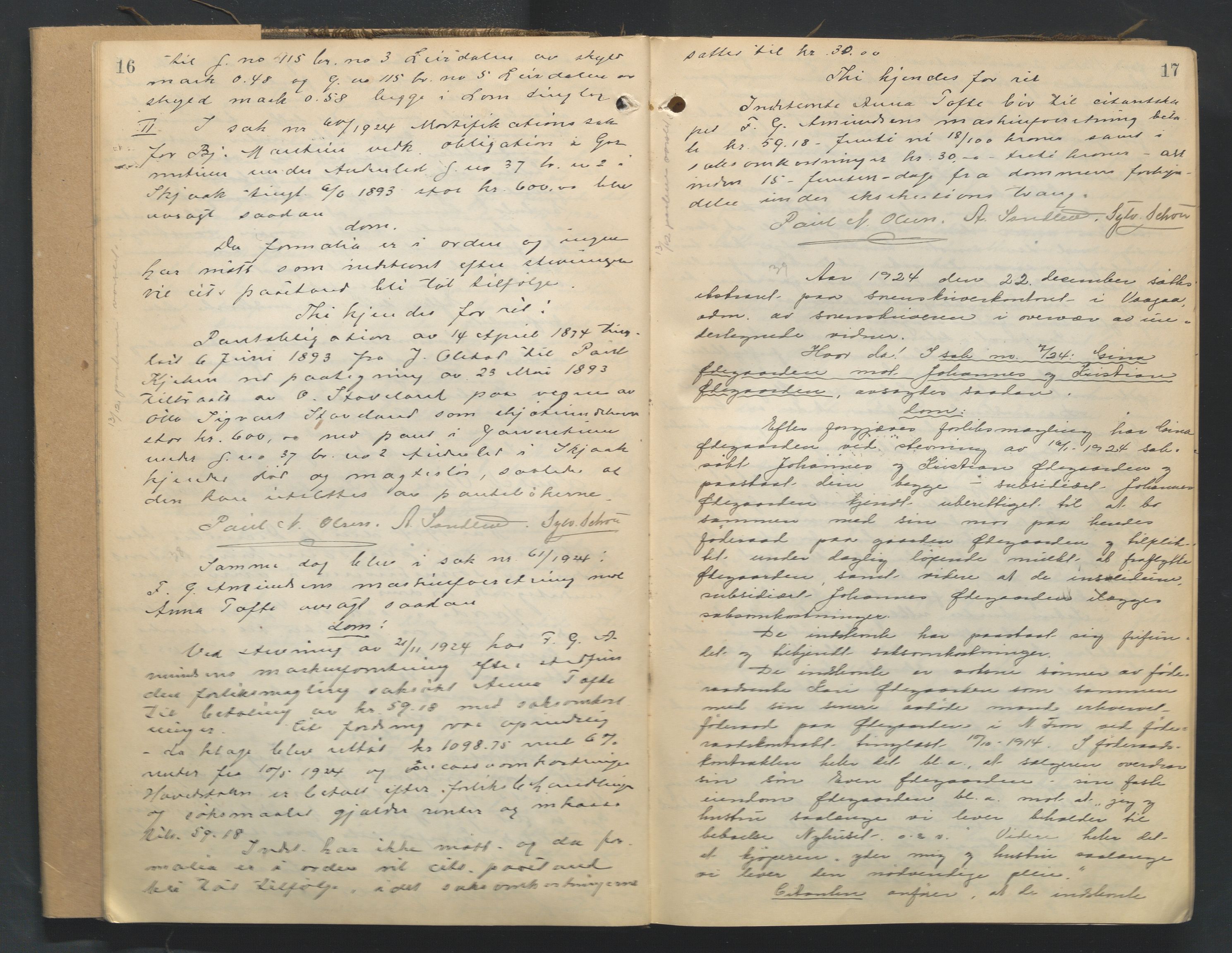 Nord-Gudbrandsdal tingrett, AV/SAH-TING-002/J/Jc/L0008: Skifteforhandlingsprotokoll, 1926-1933, p. 16-17